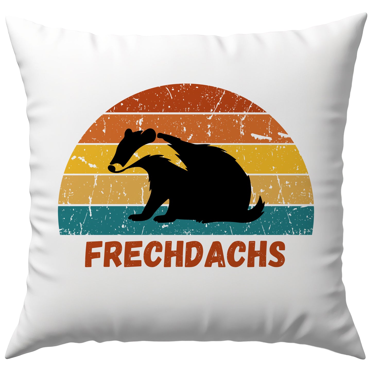 Frechdachs Dachs Wortspiel Deko Kissen
