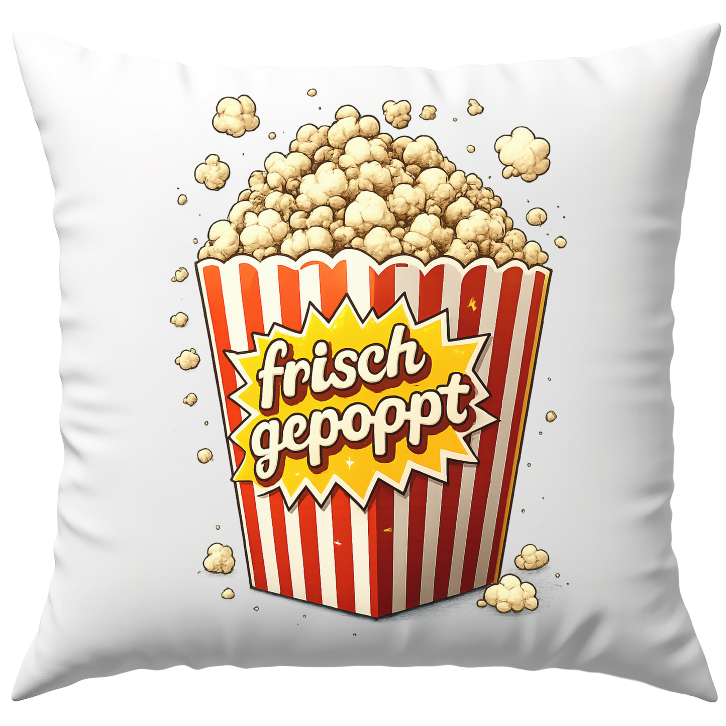 Frisch Gepoppt Popcorn Deko Kissen