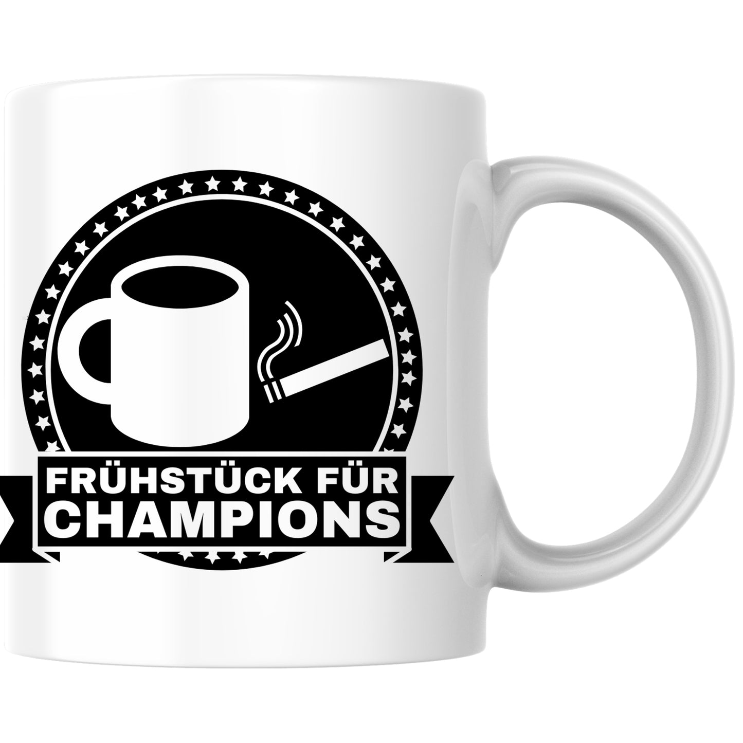 Frühstück Für Champions Kaffee Kippe Tasse