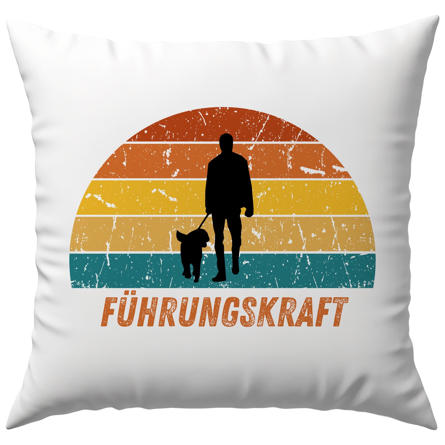 Führungskraft Gassi Gehen Hund Deko Kissen
