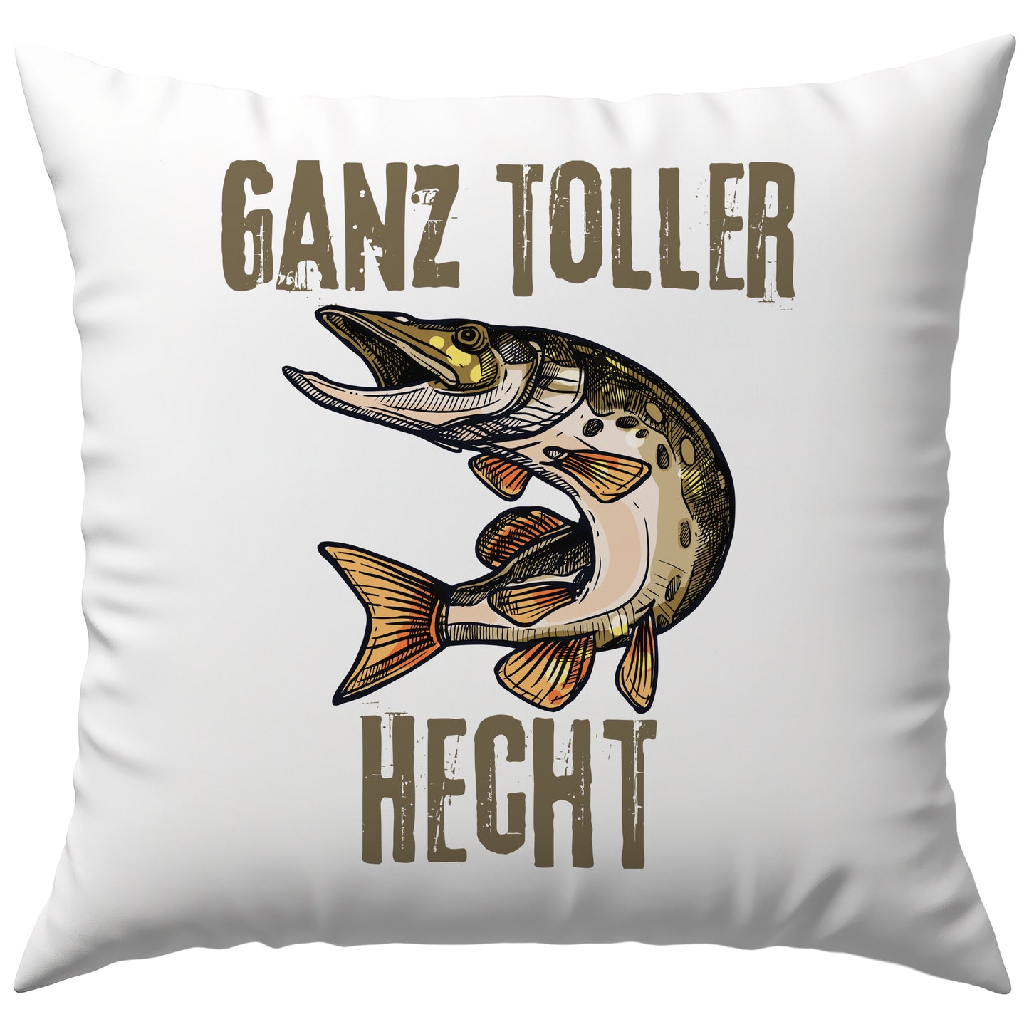 Ganz Toller Hecht Angeln Angler Deko Kissen