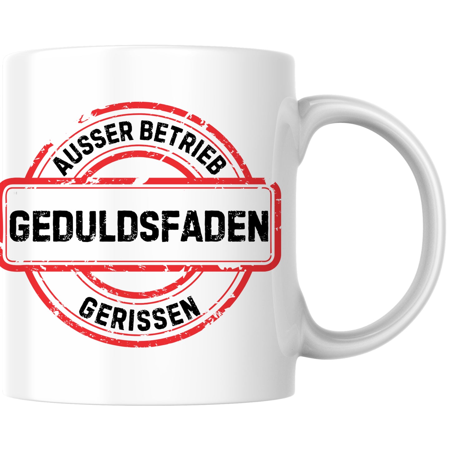 Außer Betrieb Geduldsfaden Gerissen Selbstironie Kaffee Tasse