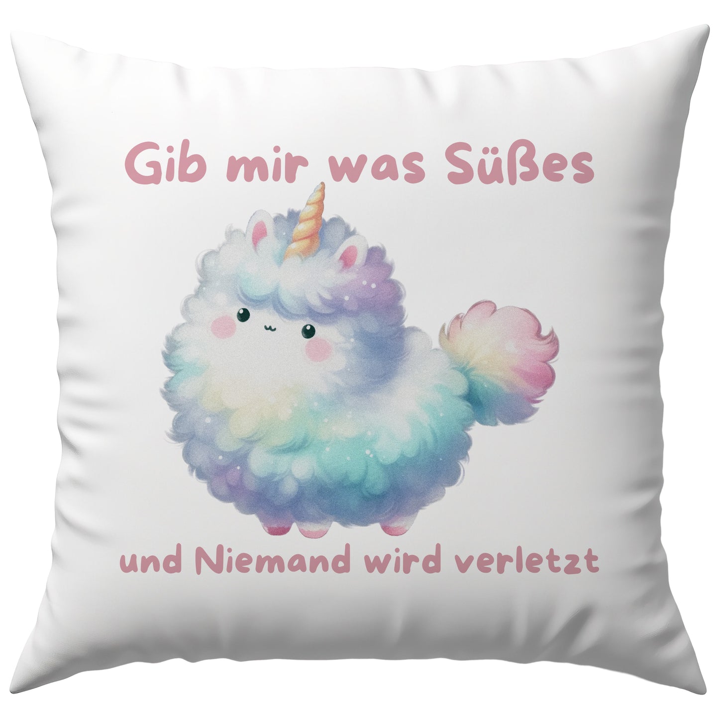 Gib Mir was Süßes Und Niemand Wird Verletzt Süß Deko Kissen