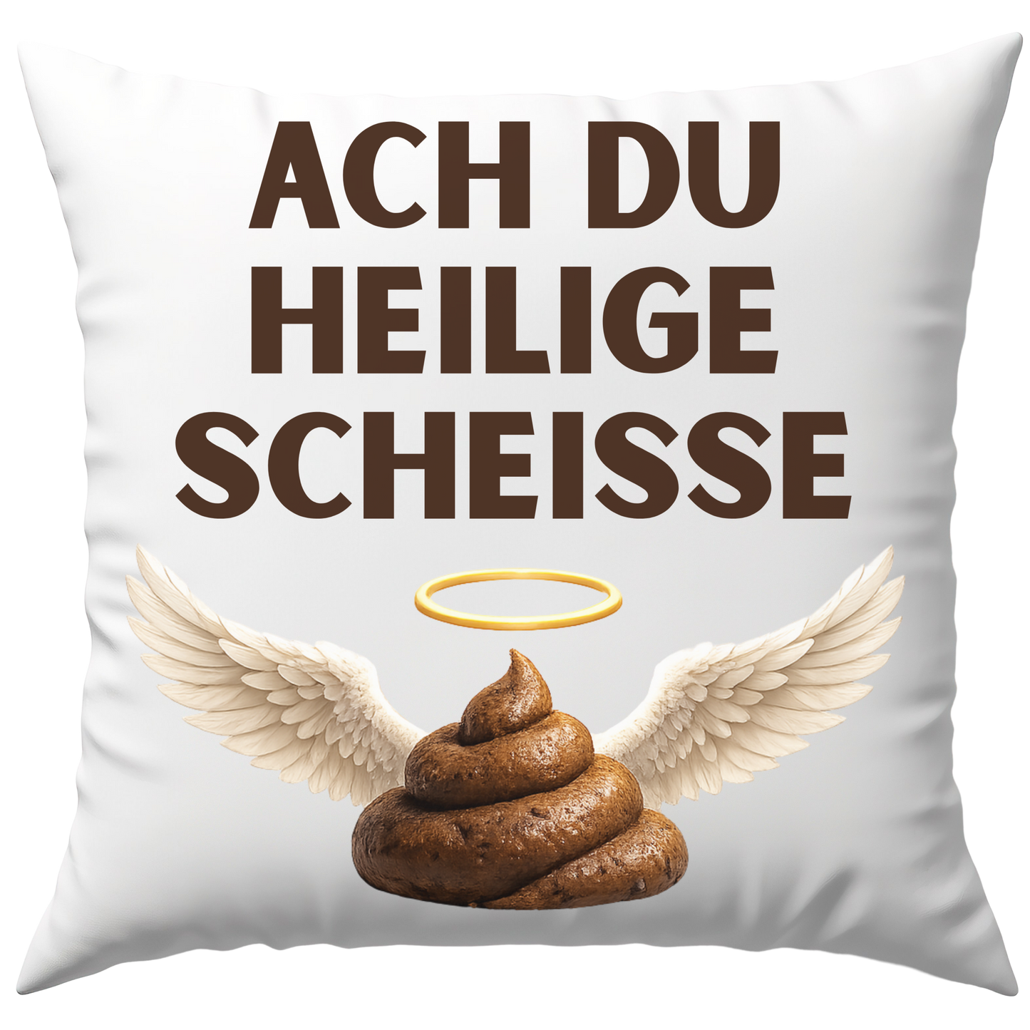 Ach Du Heilige Scheiße Wortspiel Deko Kissen