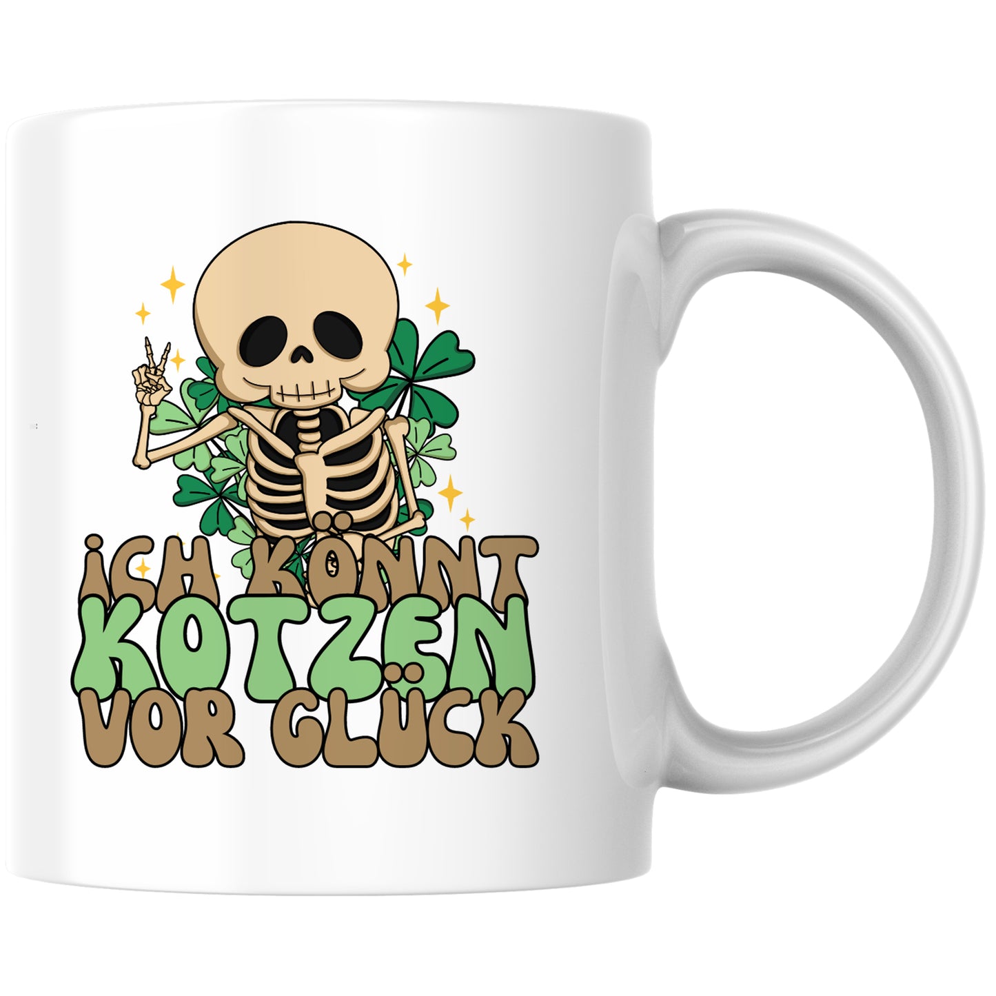 Ich Könnt Kotzen Vor Glück Ironie Kaffee Tasse