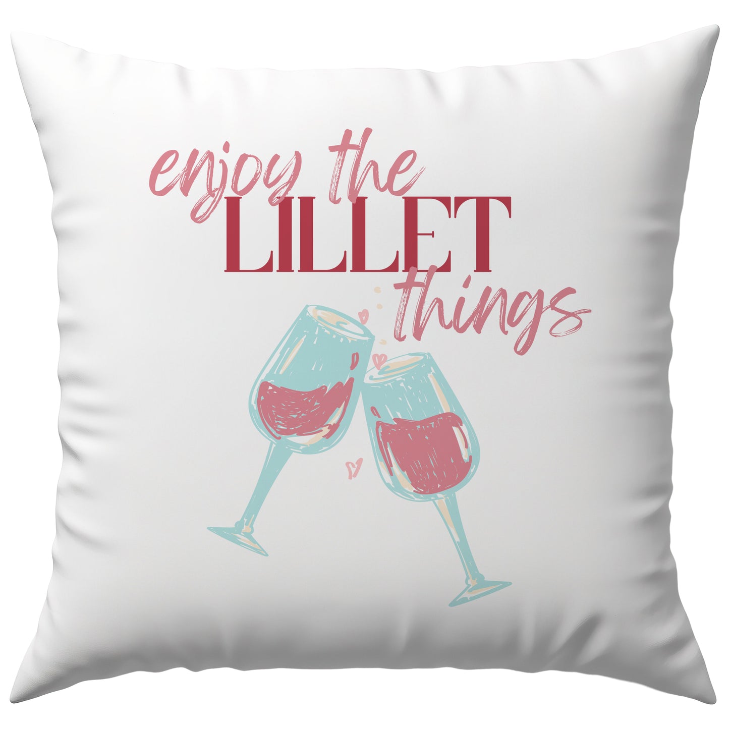 Enjoy The Lillet Things Wildberry Cocktail Deko Kissen