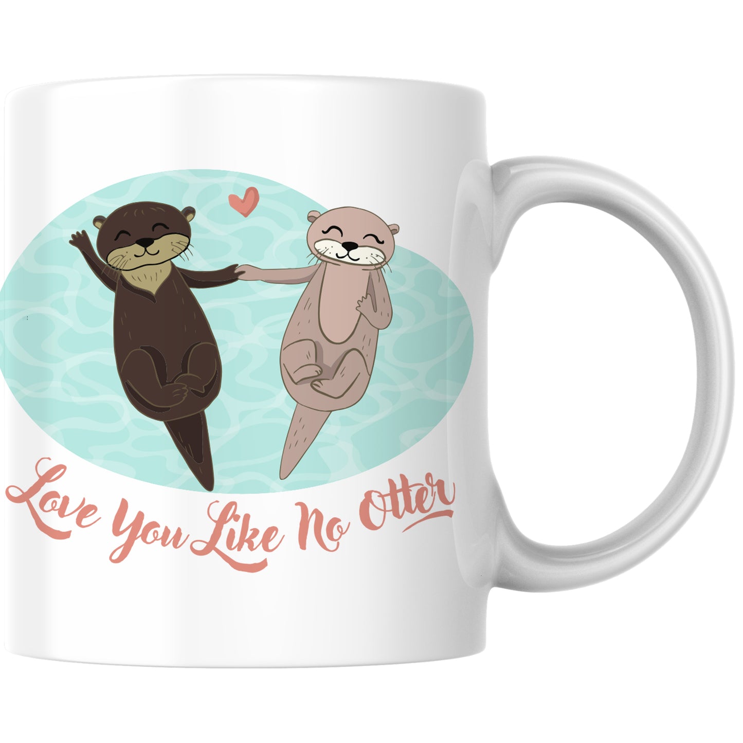 Love You Like No Otter Wortspiel Kaffee Tasse