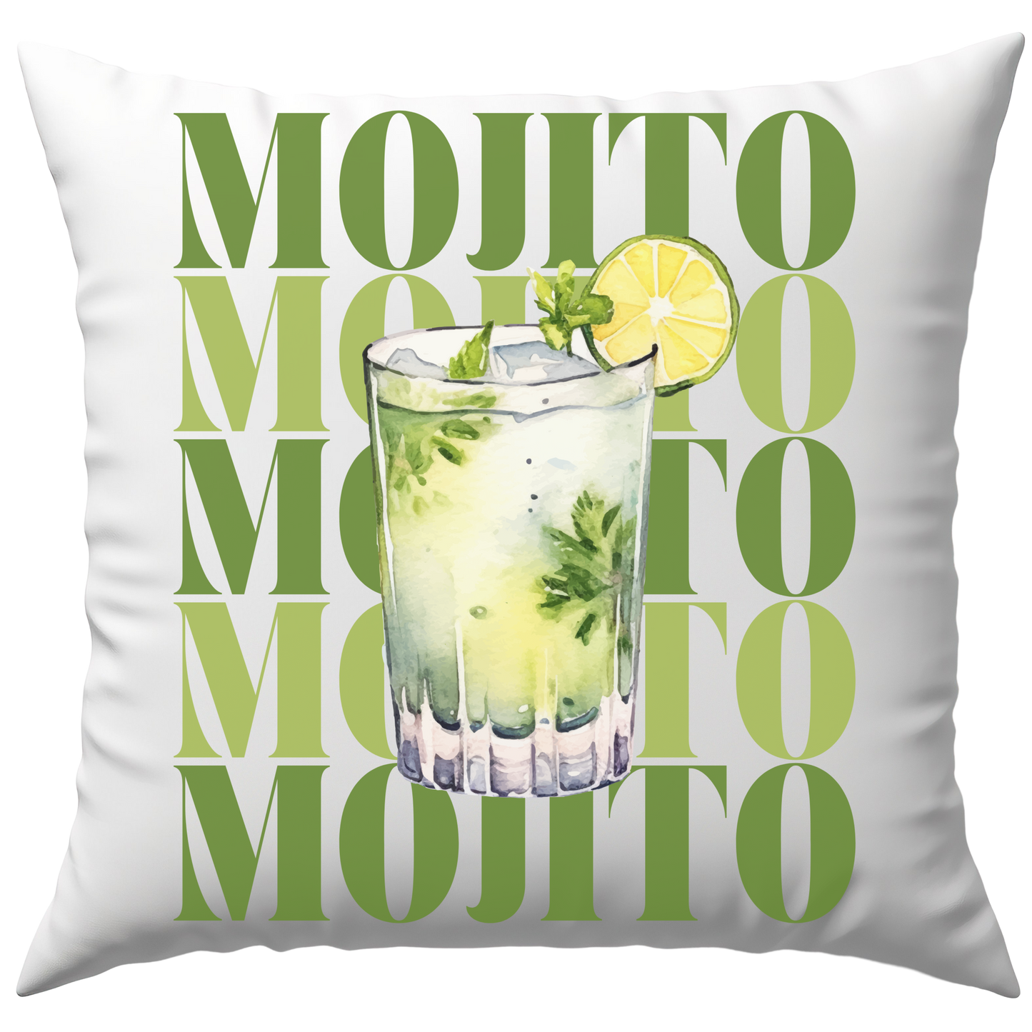 Mojito Cocktail Deko Kissen