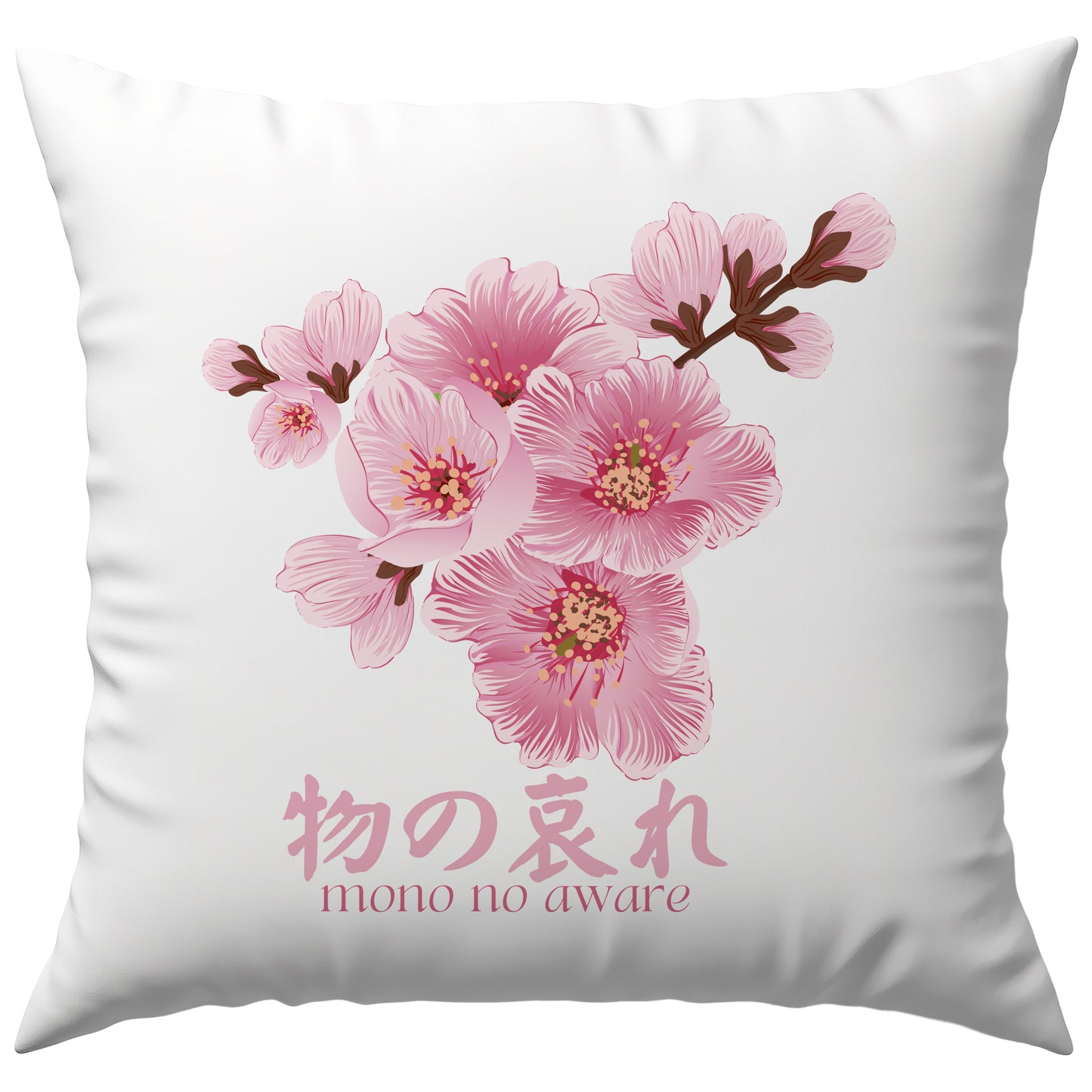 Mono No Aware Sakura Kirschblüte Japan Deko Kissen