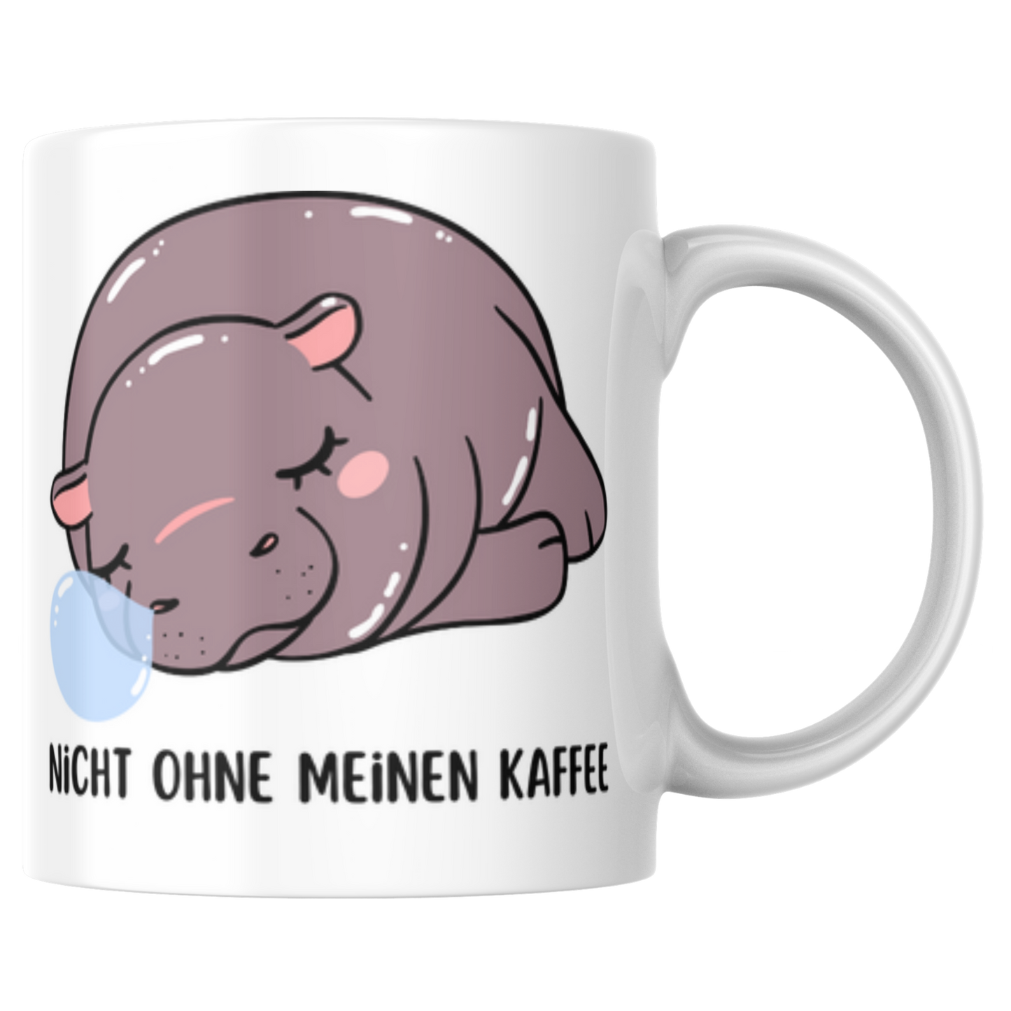 Nicht Ohne Meinen Kaffee Baby Hippo Tasse