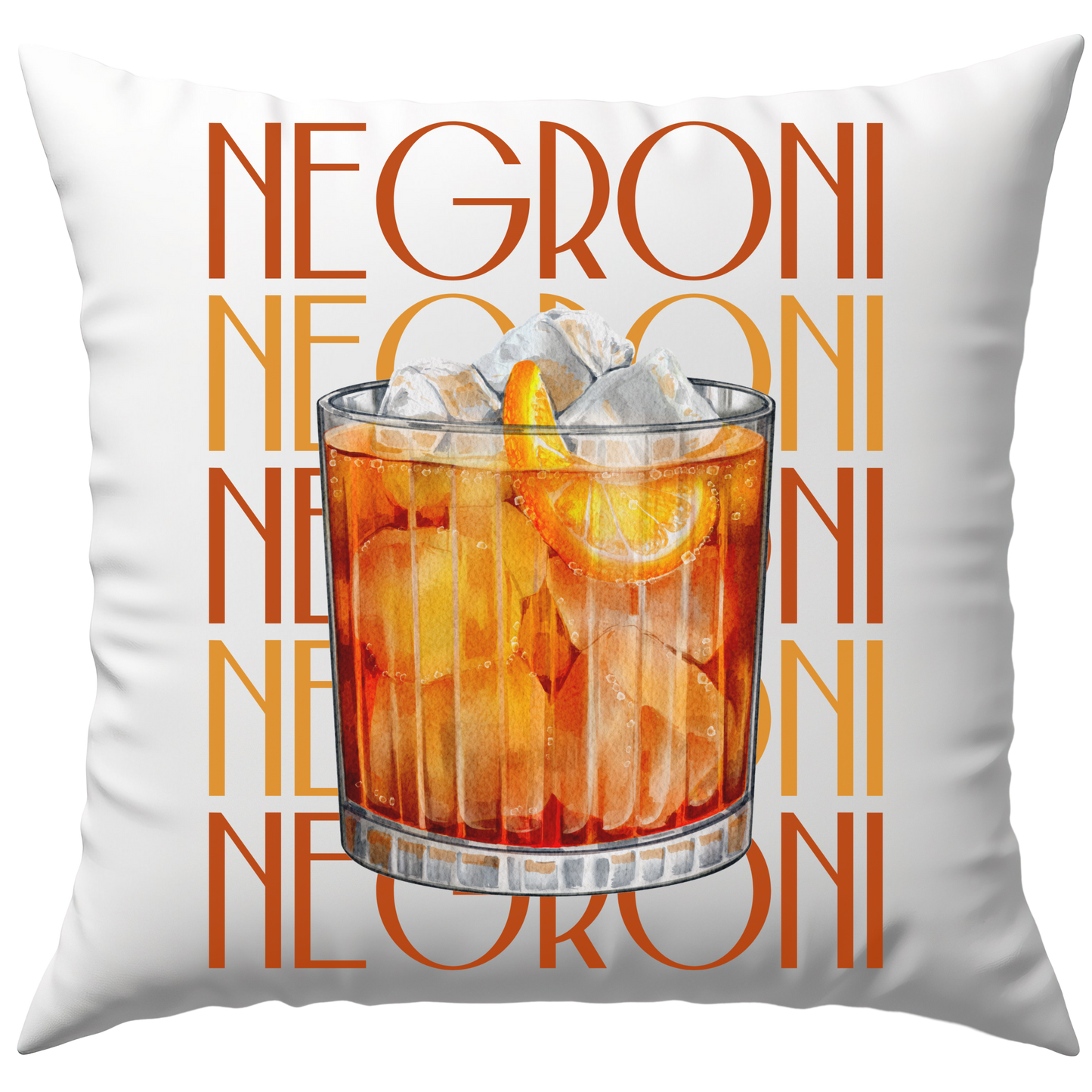 Negroni Cocktail Deko Kissen