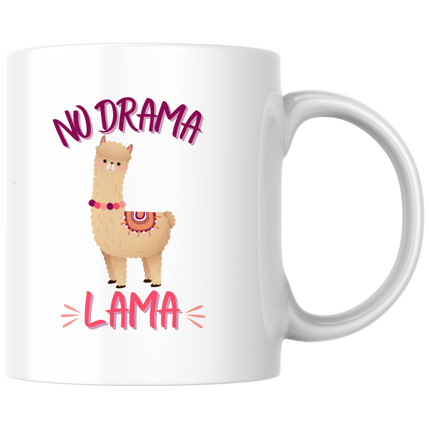 No Drama Lama Kein Stress Kaffee Tasse