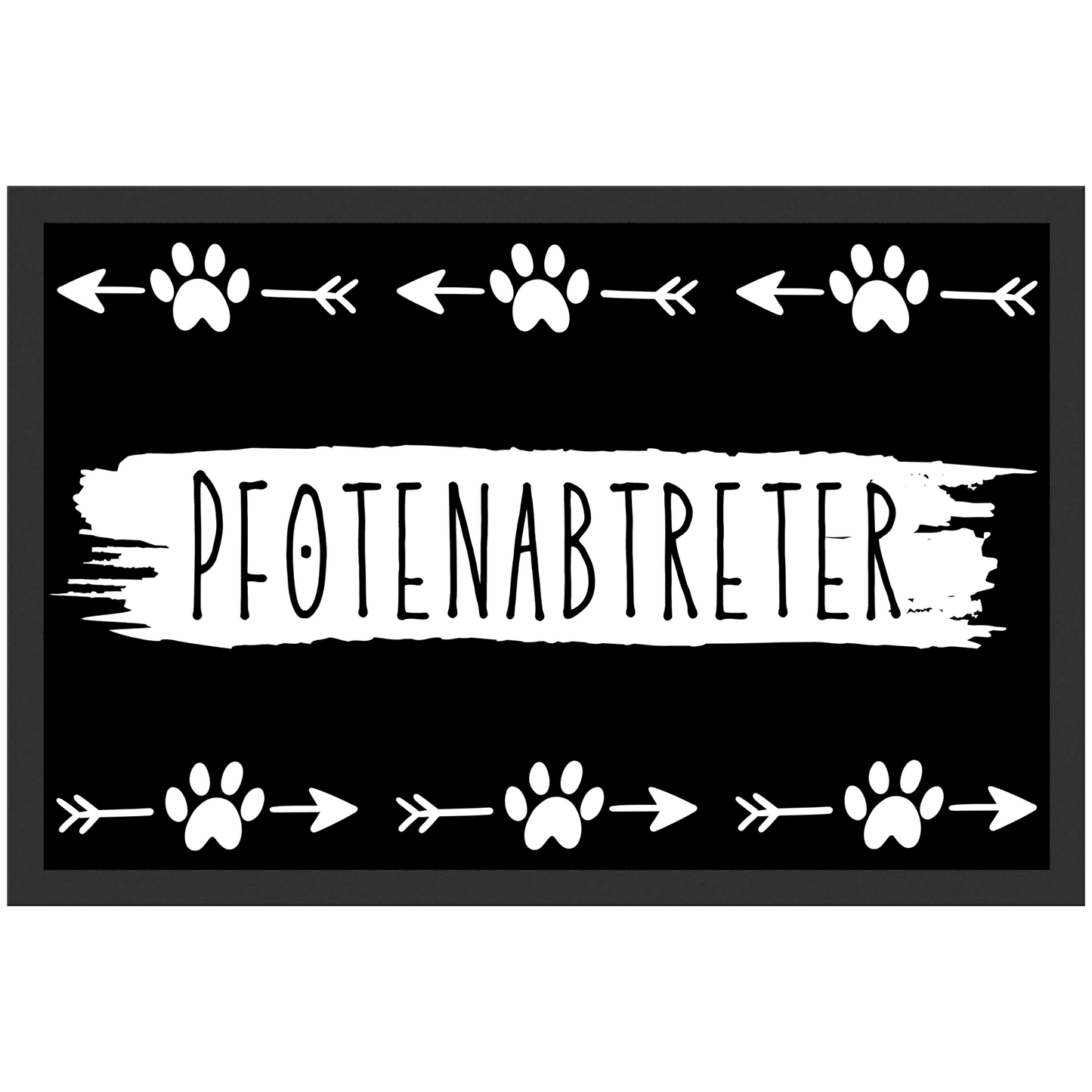 Pfotenabtreter Hund Gassi Haustier Fußmatte