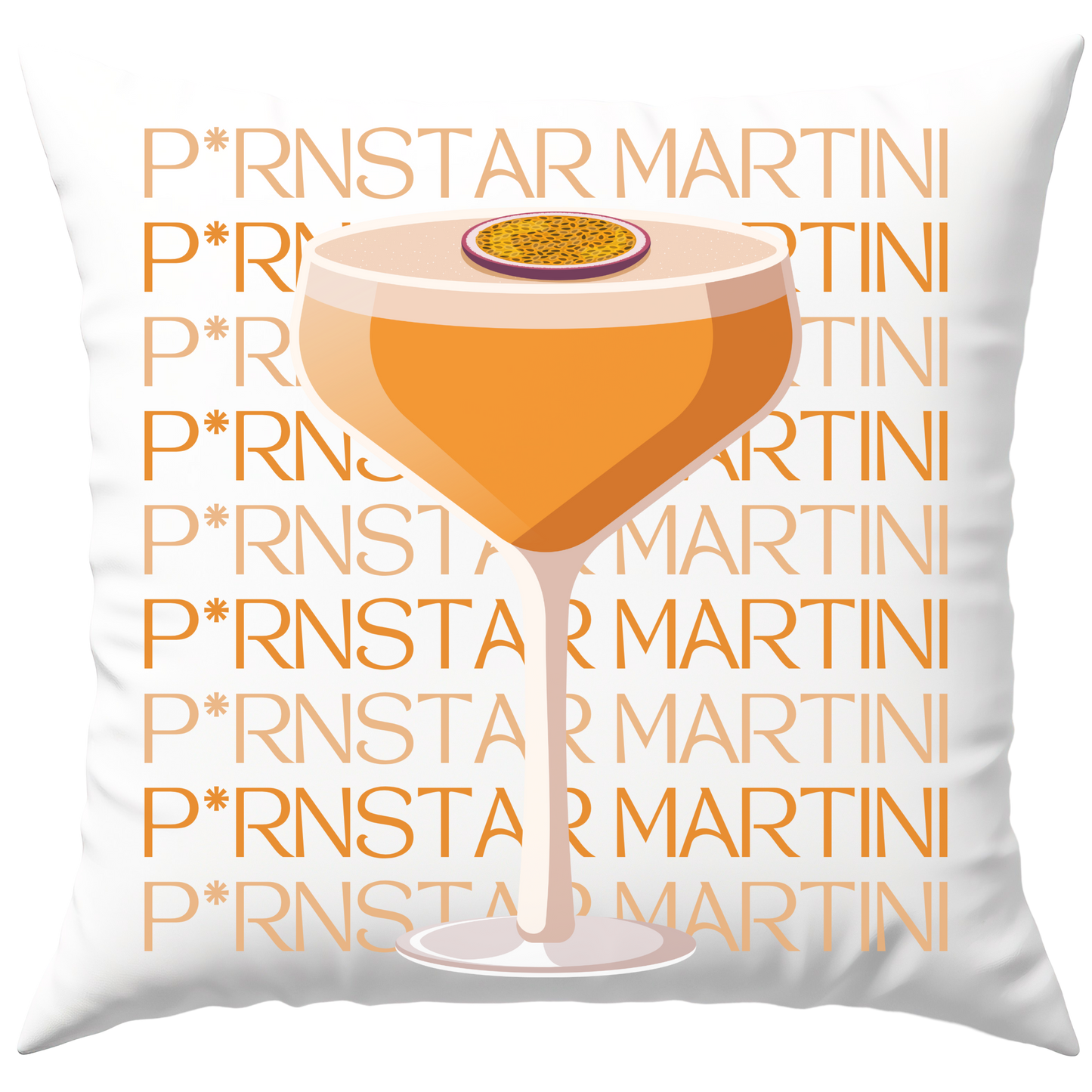 Pornstar Martini Cocktail Deko Kissen