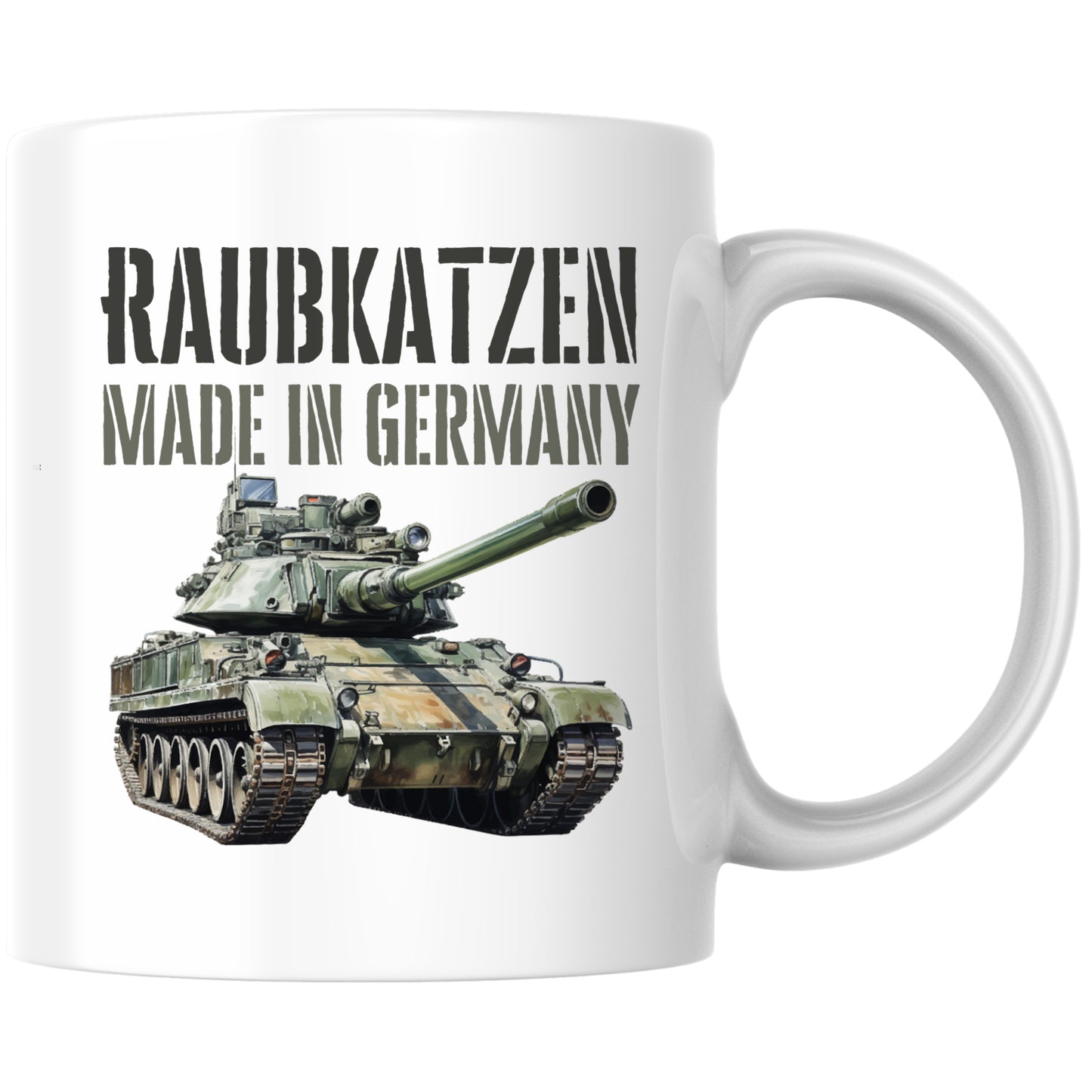 Panzer Raubkatzen Made In Germany Kaffee Tasse