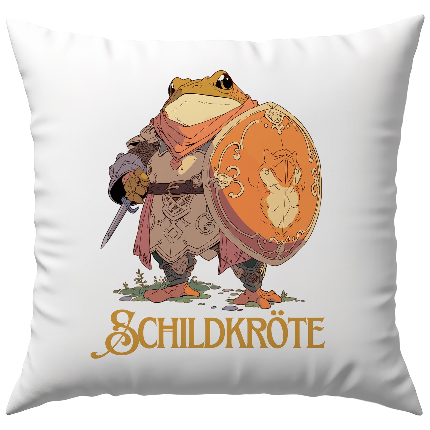 Schildkröte Wortspiel Kröte Mit Schild Deko Kissen