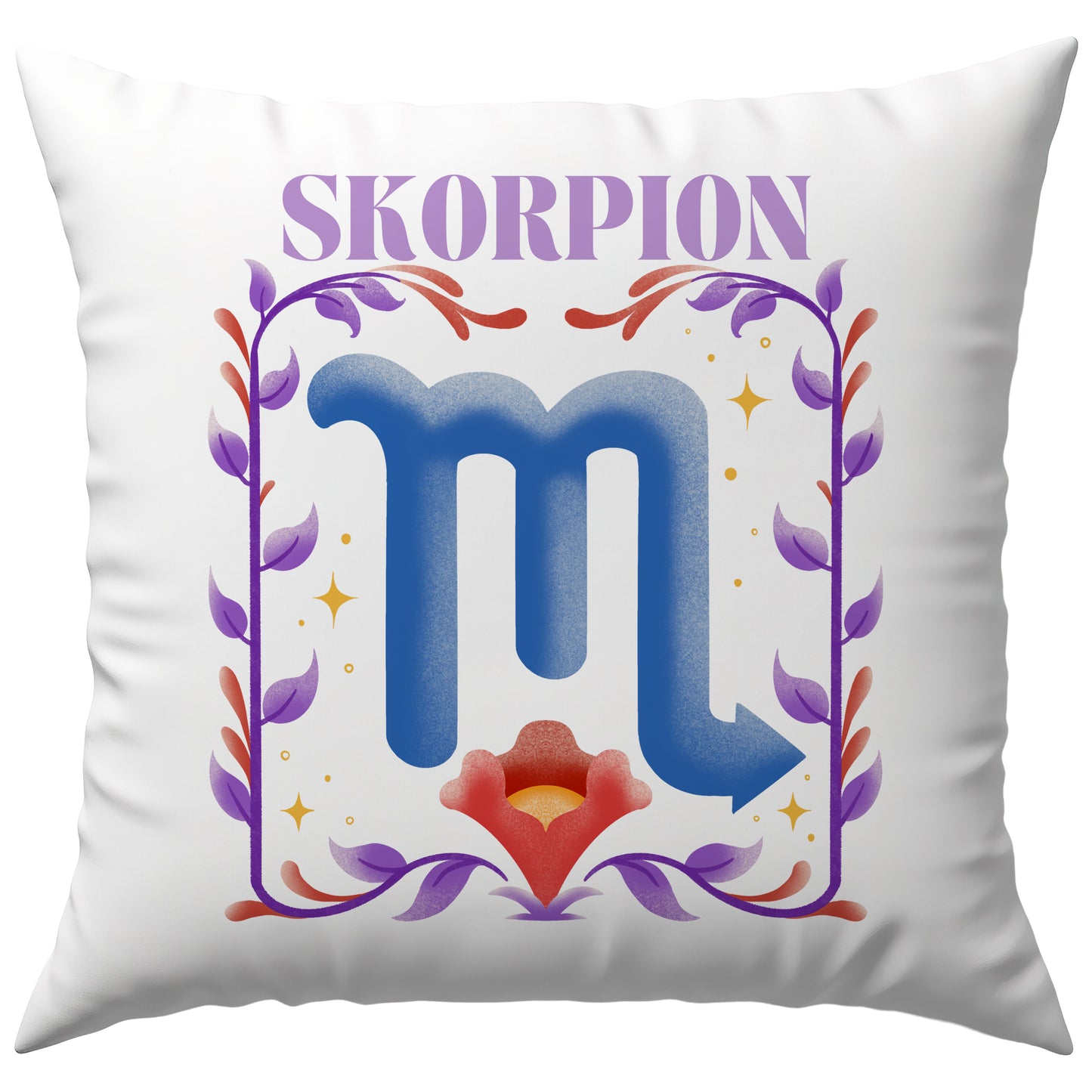Skorpion Scorpio Sternzeichen Deko Kissen