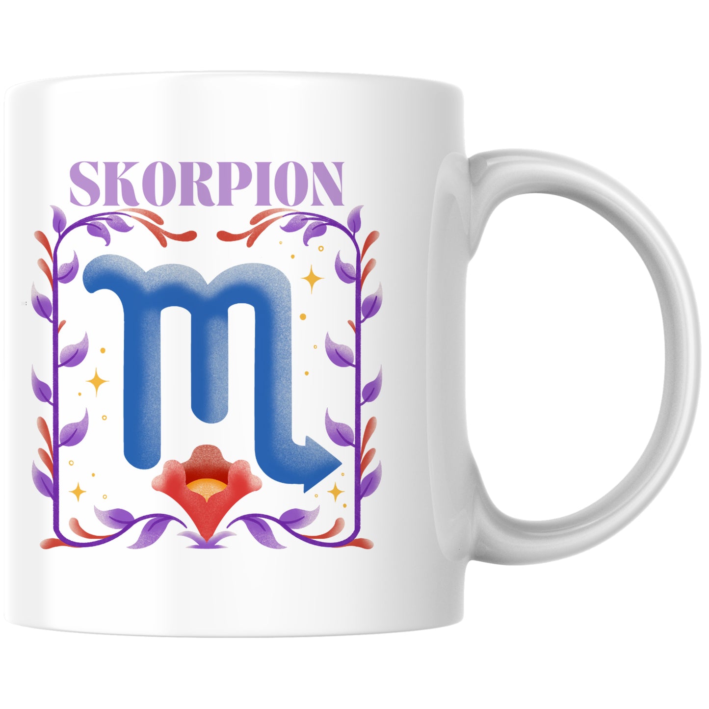 Skorpion Scorpio Sternzeichen Kaffee Tasse