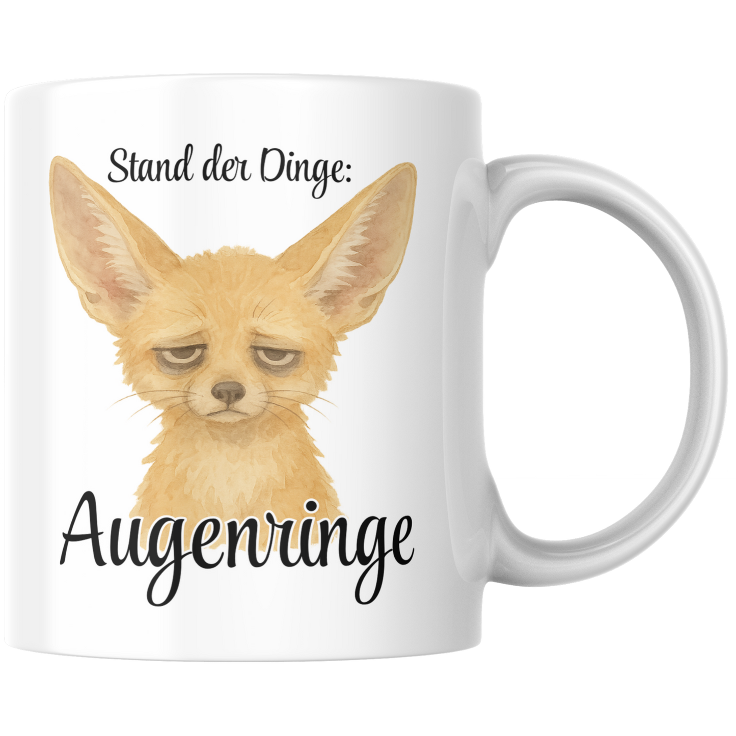Stand Der Dinge Augenringe Kaffee Tasse
