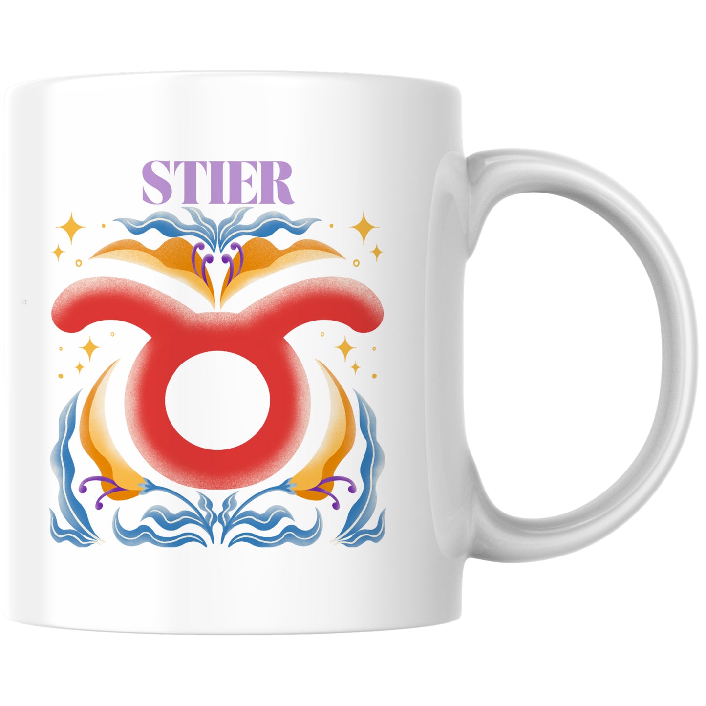 Stier Taurus Sternzeichen Kaffee Tasse