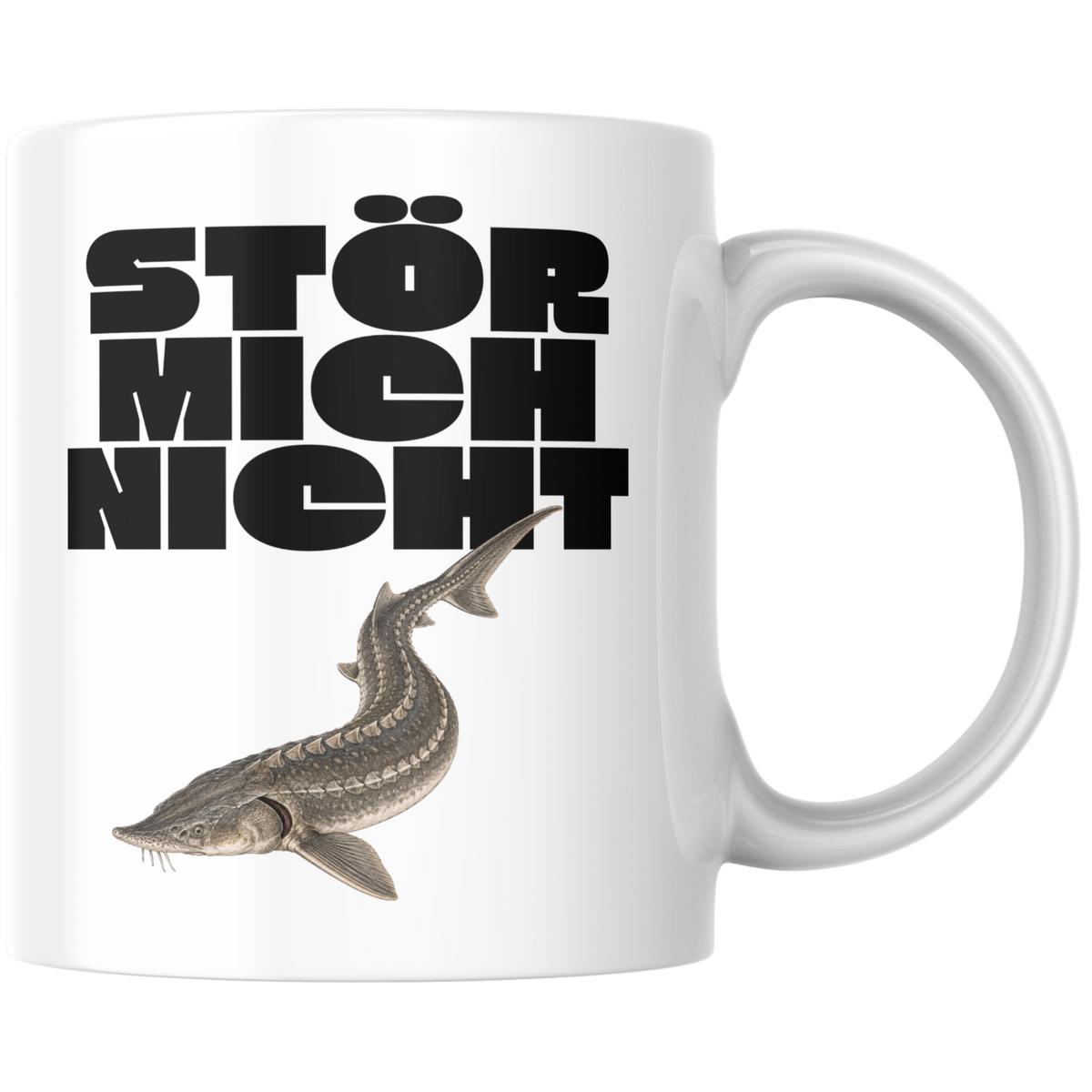 Stör Mich Nicht Wortspiel Fisch Kaffee Tasse