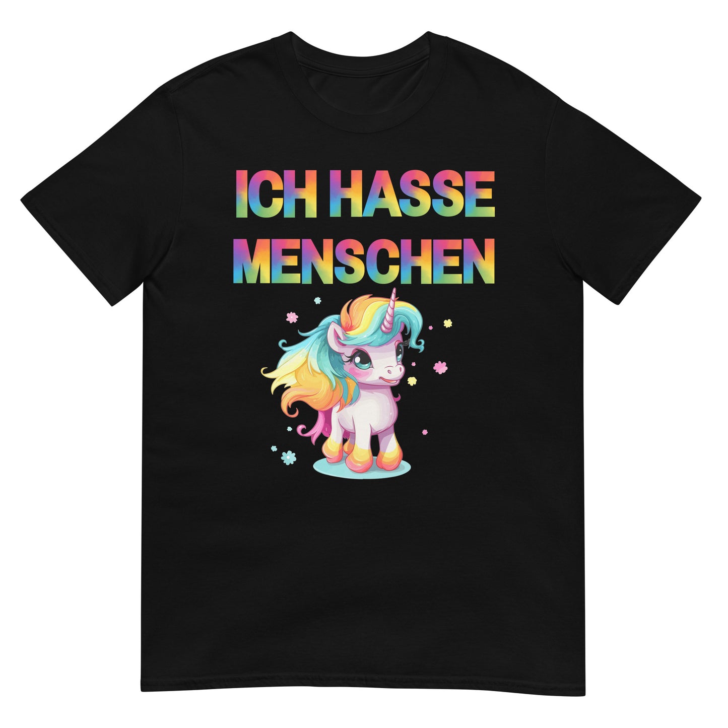 Ich hasse Menschen Einhorn T-Shirt