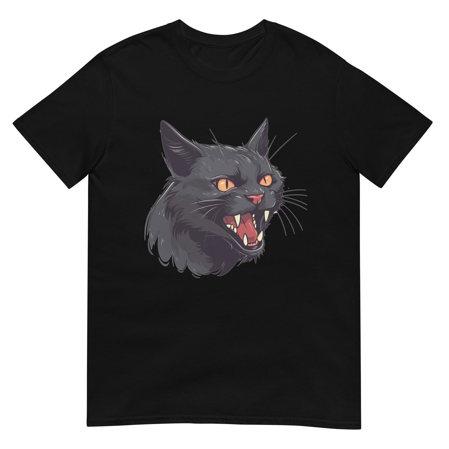 Wütende Anime Katze T-Shirt