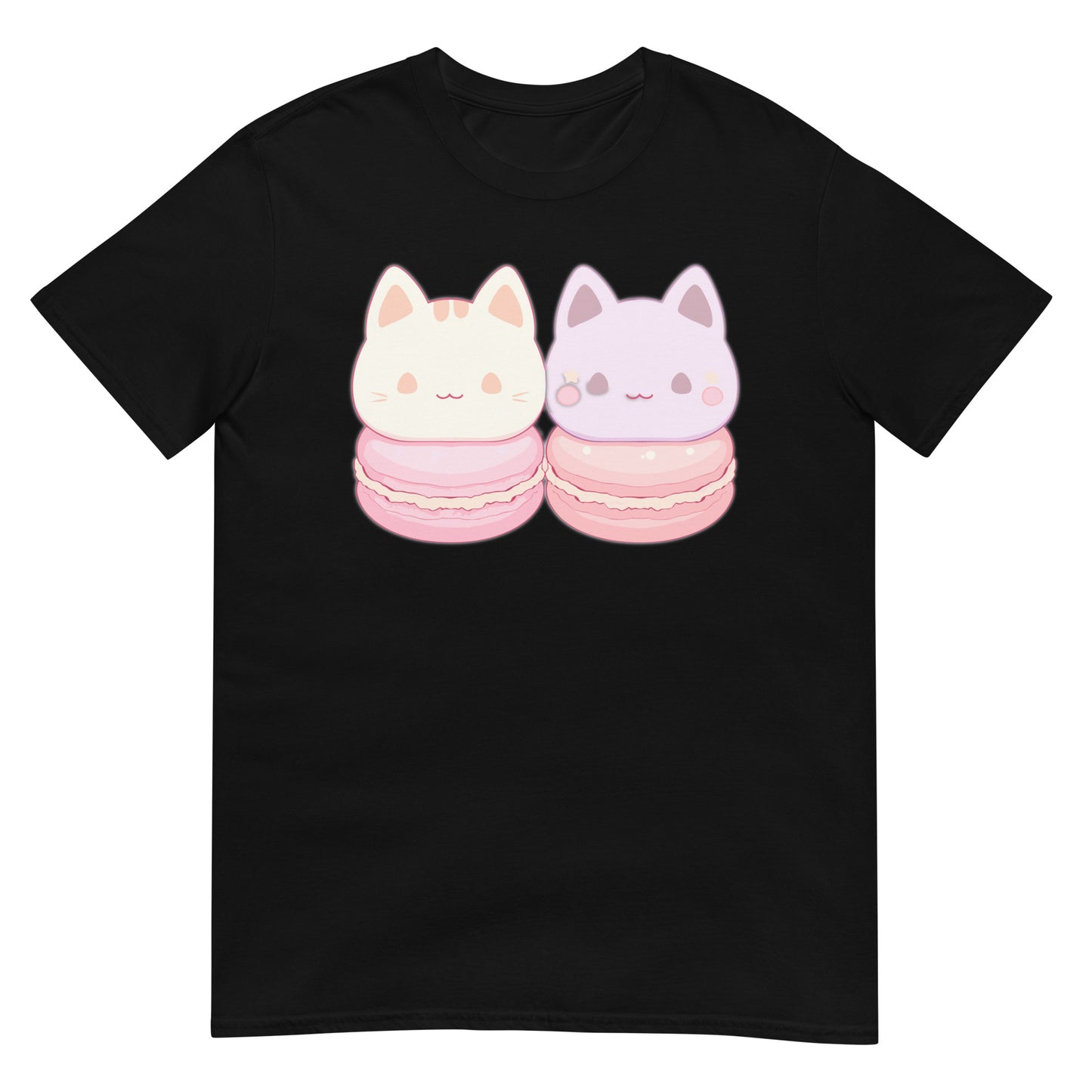 Katzen Macarons Paar T-Shirt