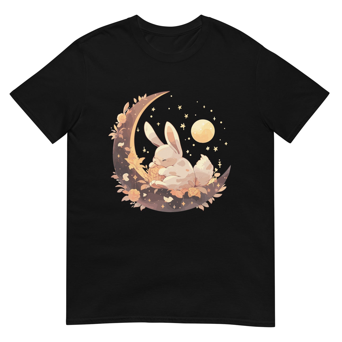 Hase schläft auf dem Mond T-Shirt