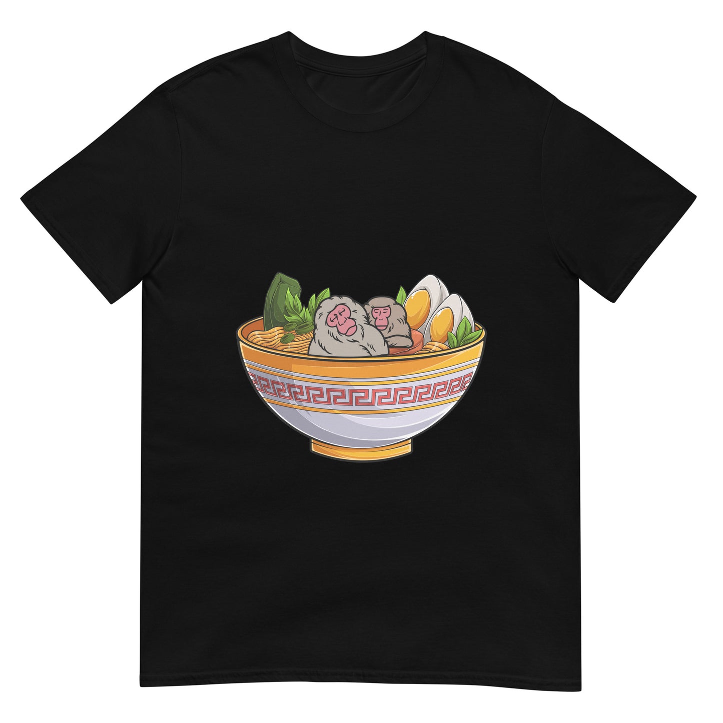 Schneeaffen in Ramen-Suppe T-Shirt