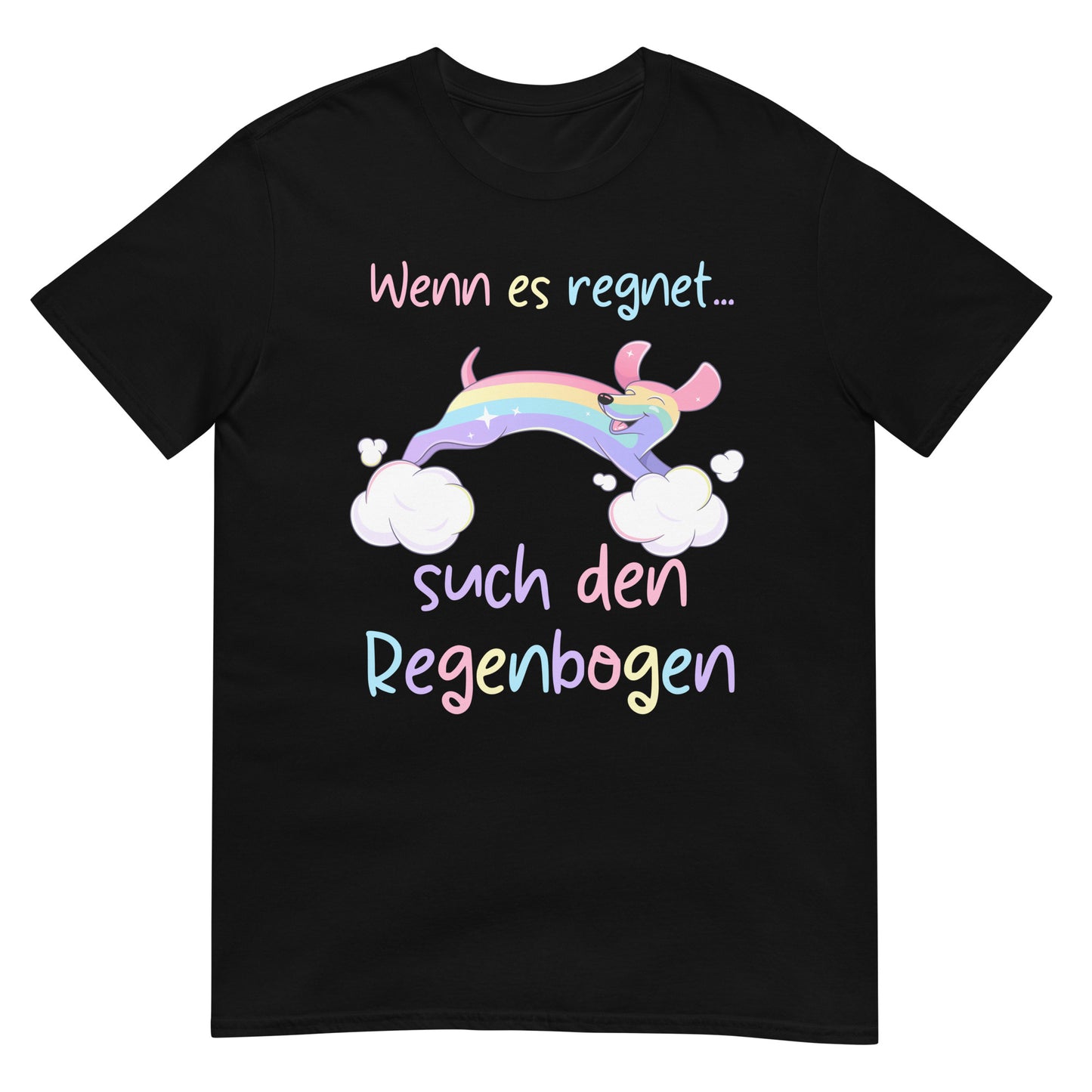 If it rains look for the rainbow dachshund t-shirt