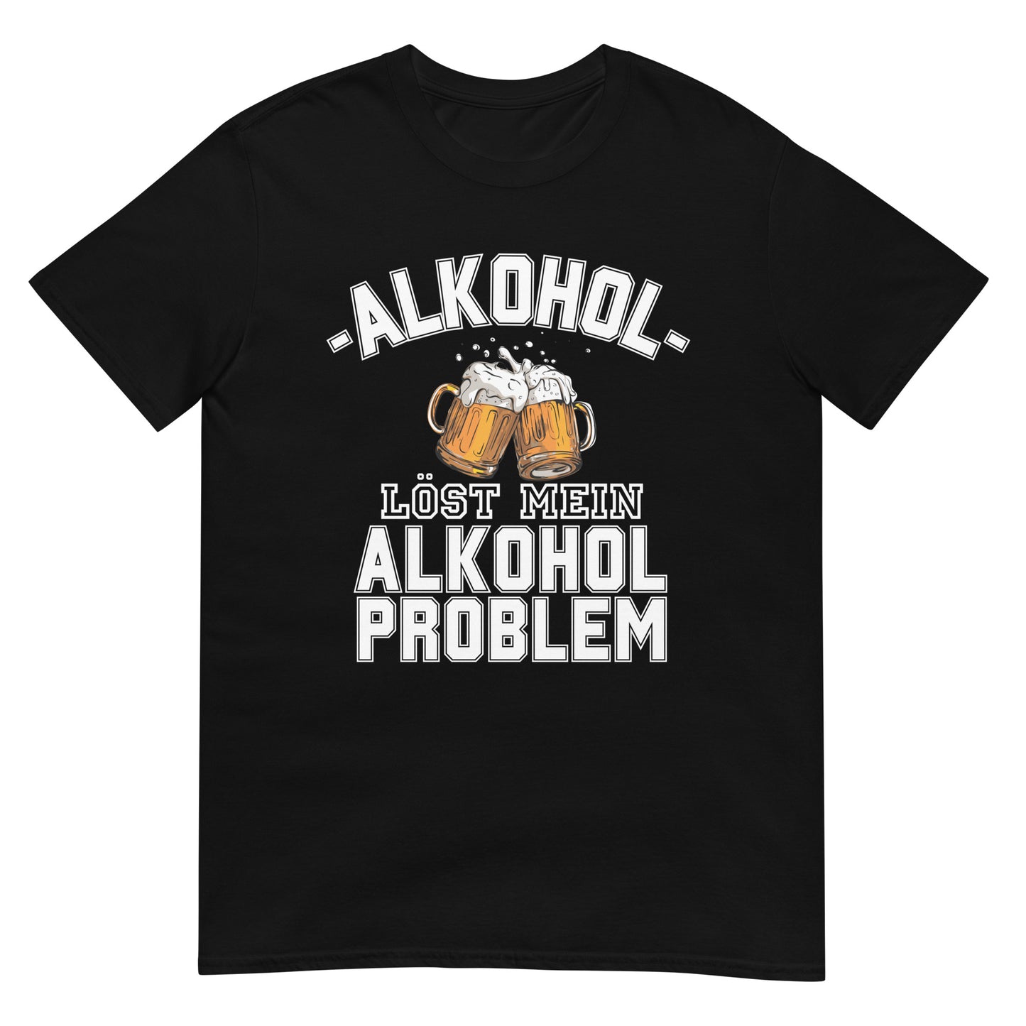 Alkohol löst mein Alkoholproblem Party Bier T-Shirt
