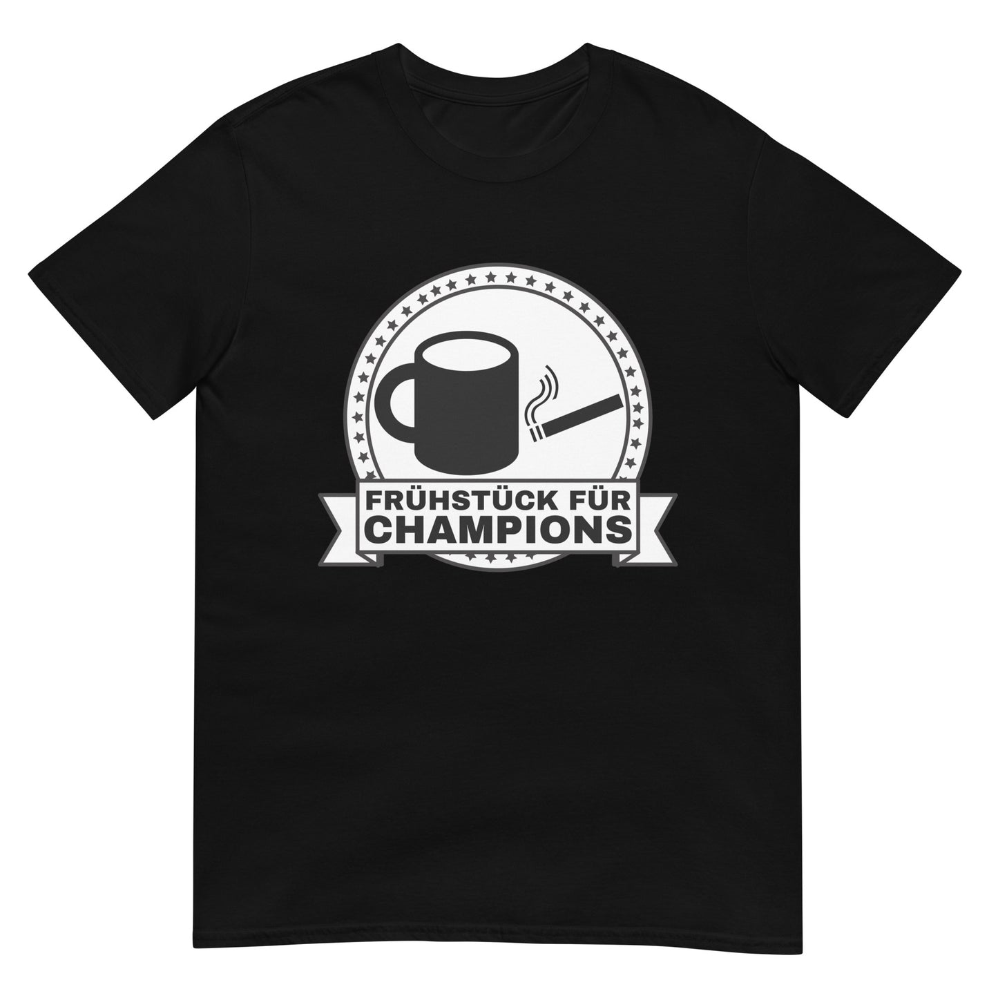 Frühstück der Champions Kaffee Kippe T-Shirt