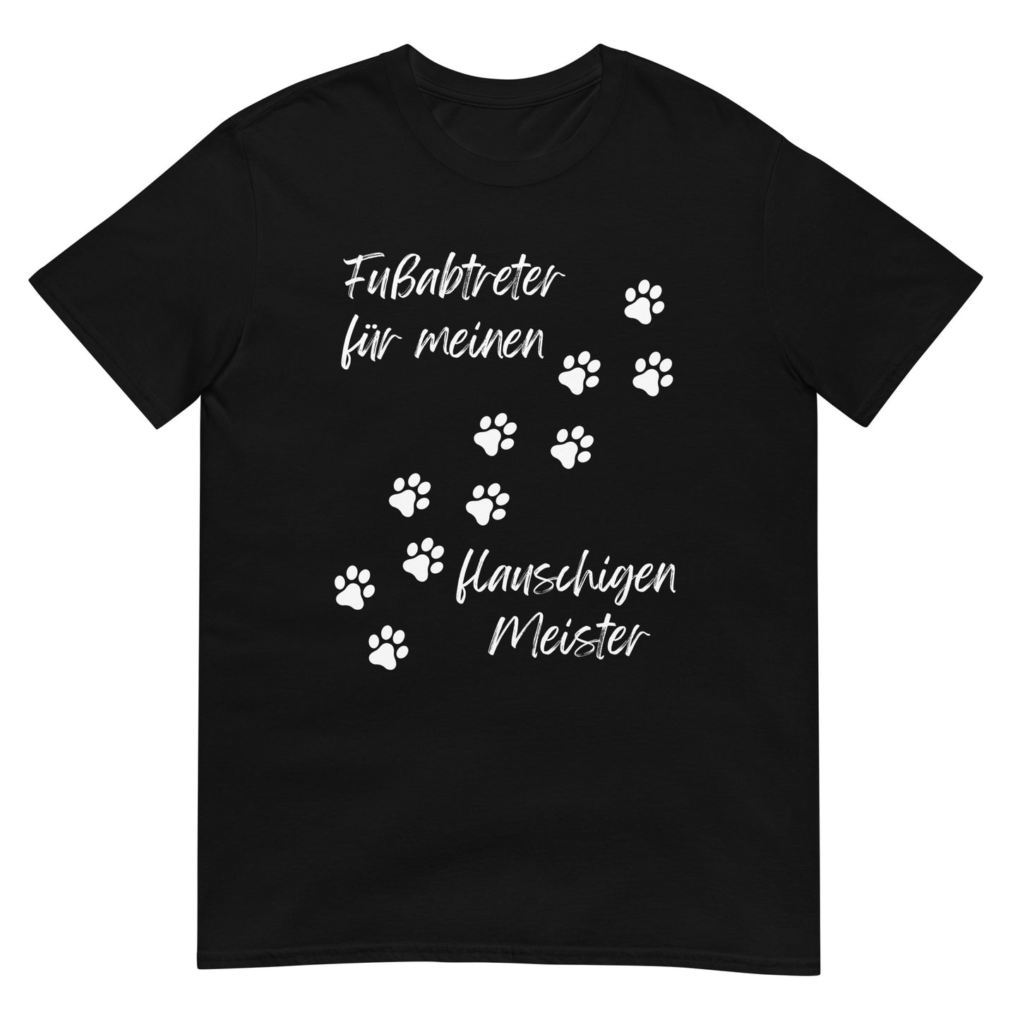 Fußabtreter für meinen flauschigen Meister Haustier Hund Katze T-Shirt