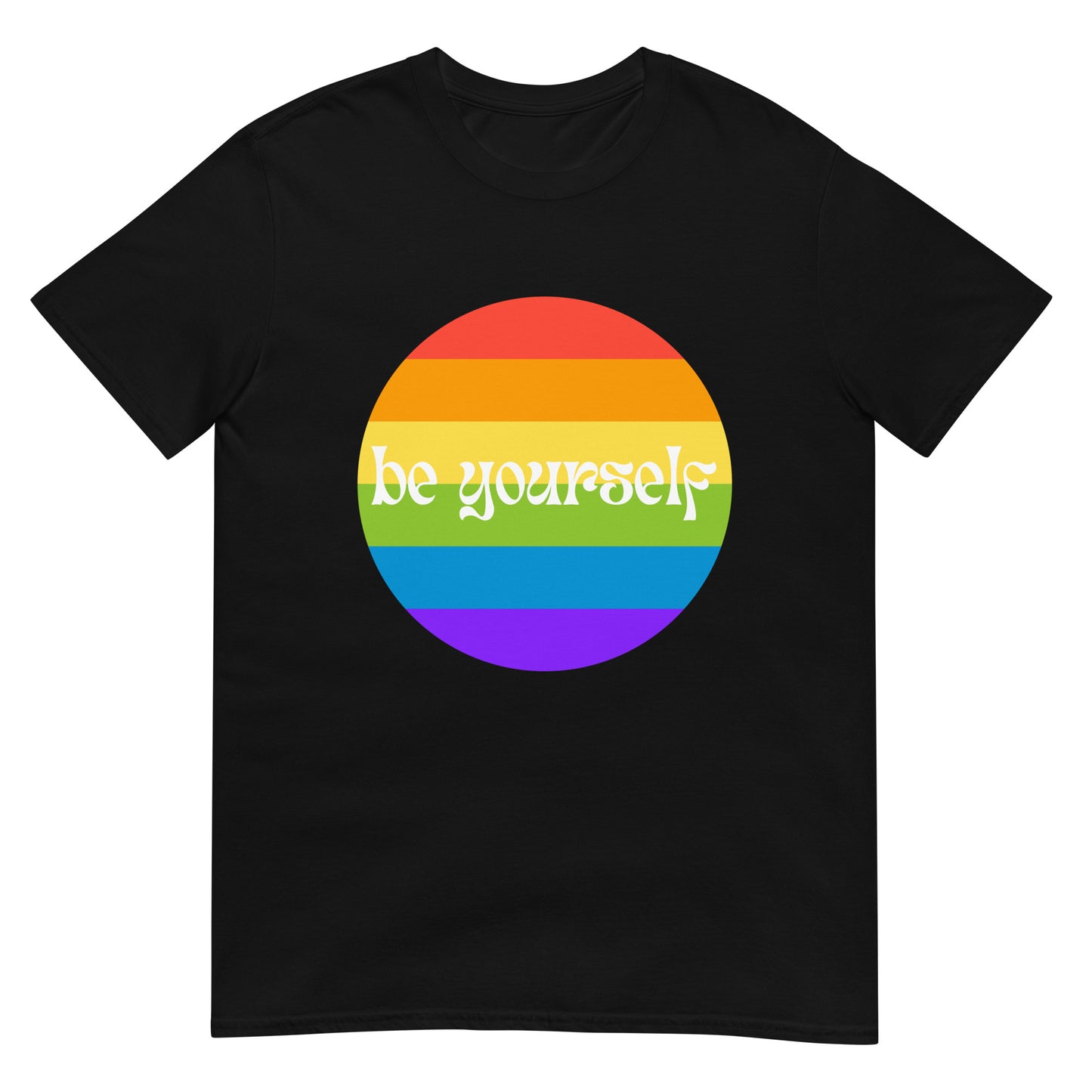 Be yourself Pride Regenbogen T-Shirt