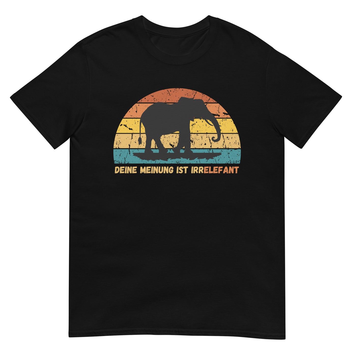 Deine Meinung ist irrelefant Elefant Wortspiel T-Shirt
