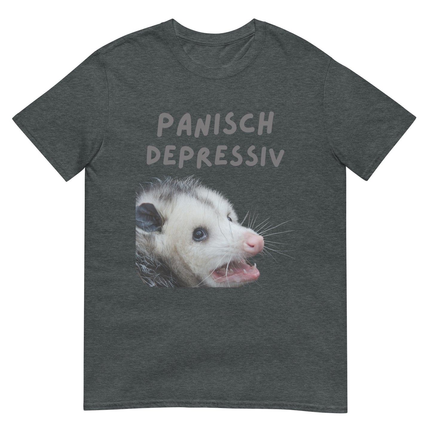 Panisch Depressiv Opossum Meme T-Shirt