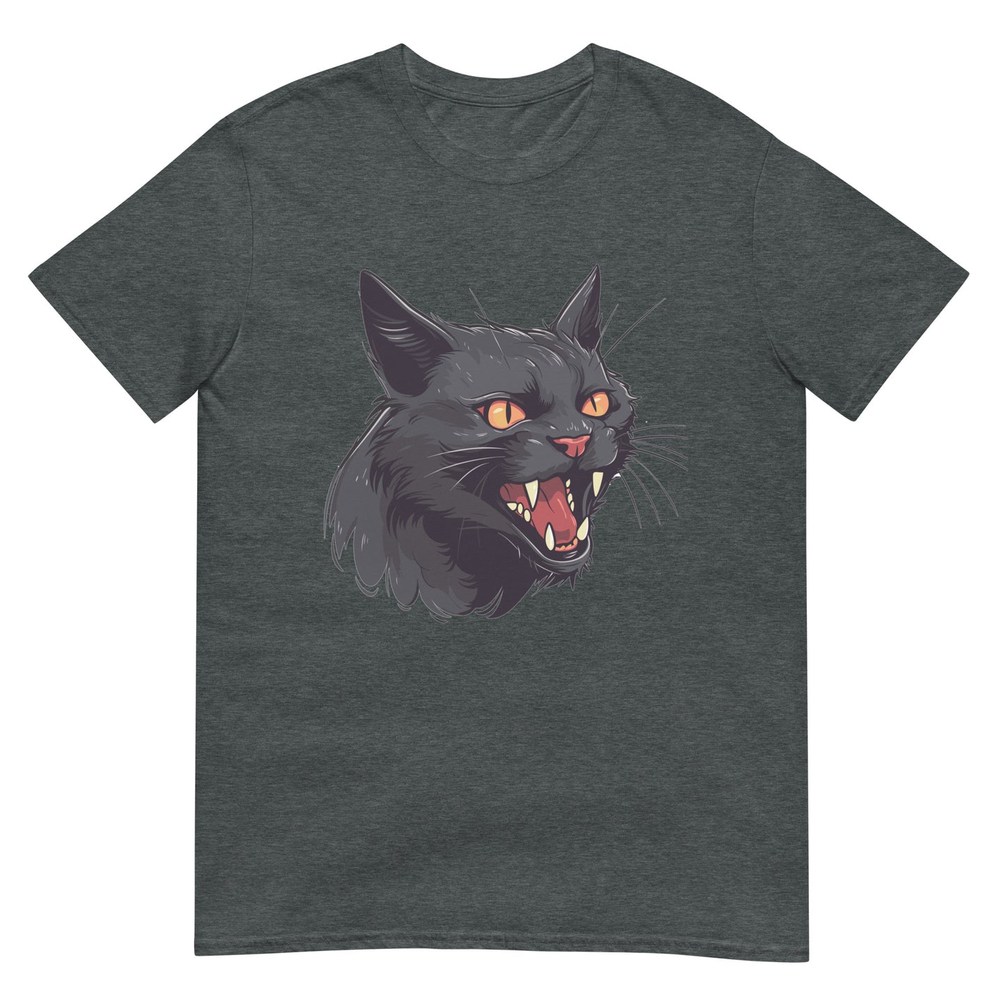 Wütende Anime Katze T-Shirt