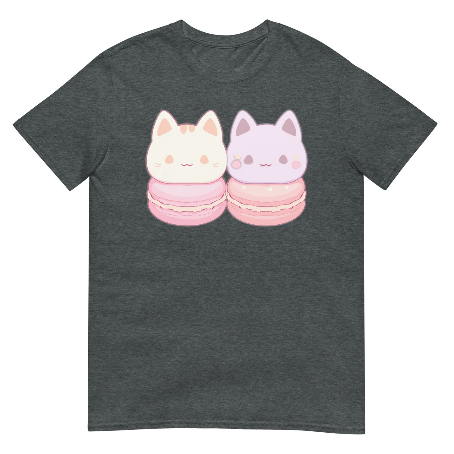Katzen Macarons Paar T-Shirt