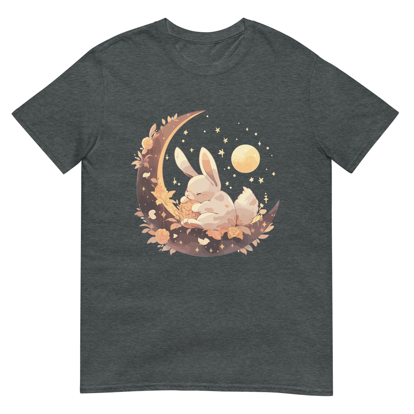 Hase schläft auf dem Mond T-Shirt