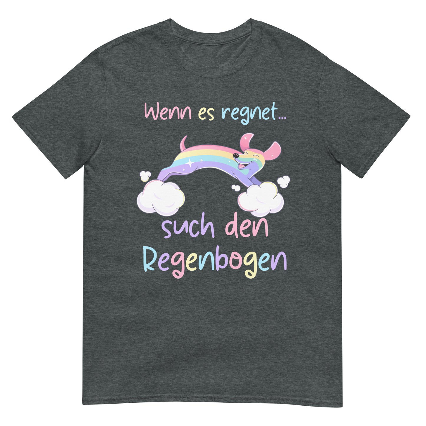 If it rains look for the rainbow dachshund t-shirt