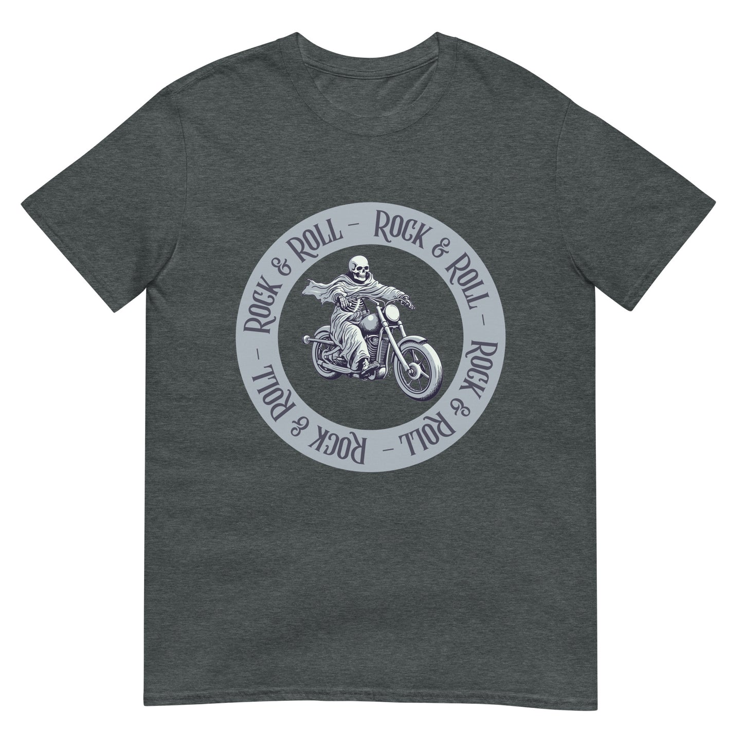 Rock & Roll Skeleton Biker T-Shirt