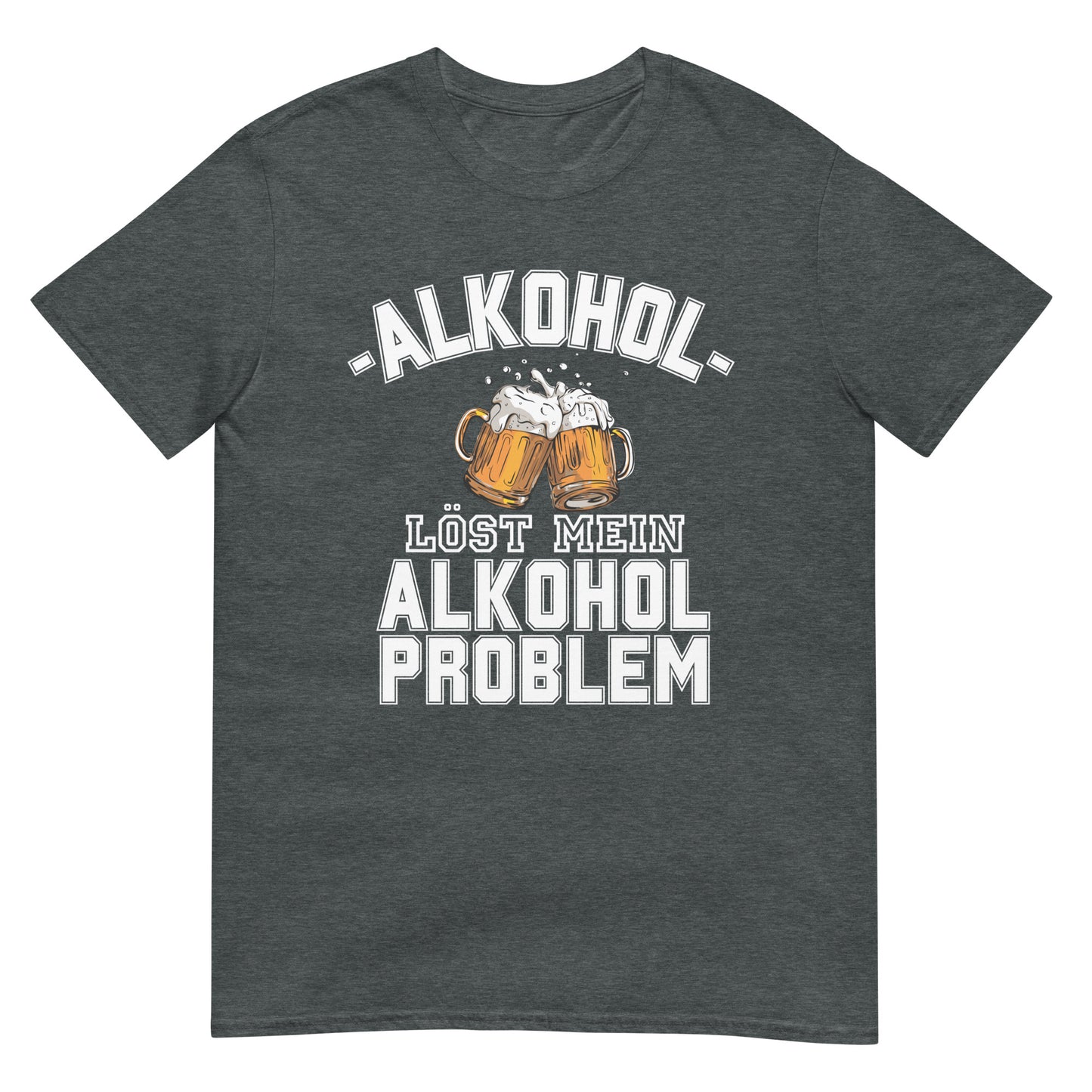Alkohol löst mein Alkoholproblem Party Bier T-Shirt