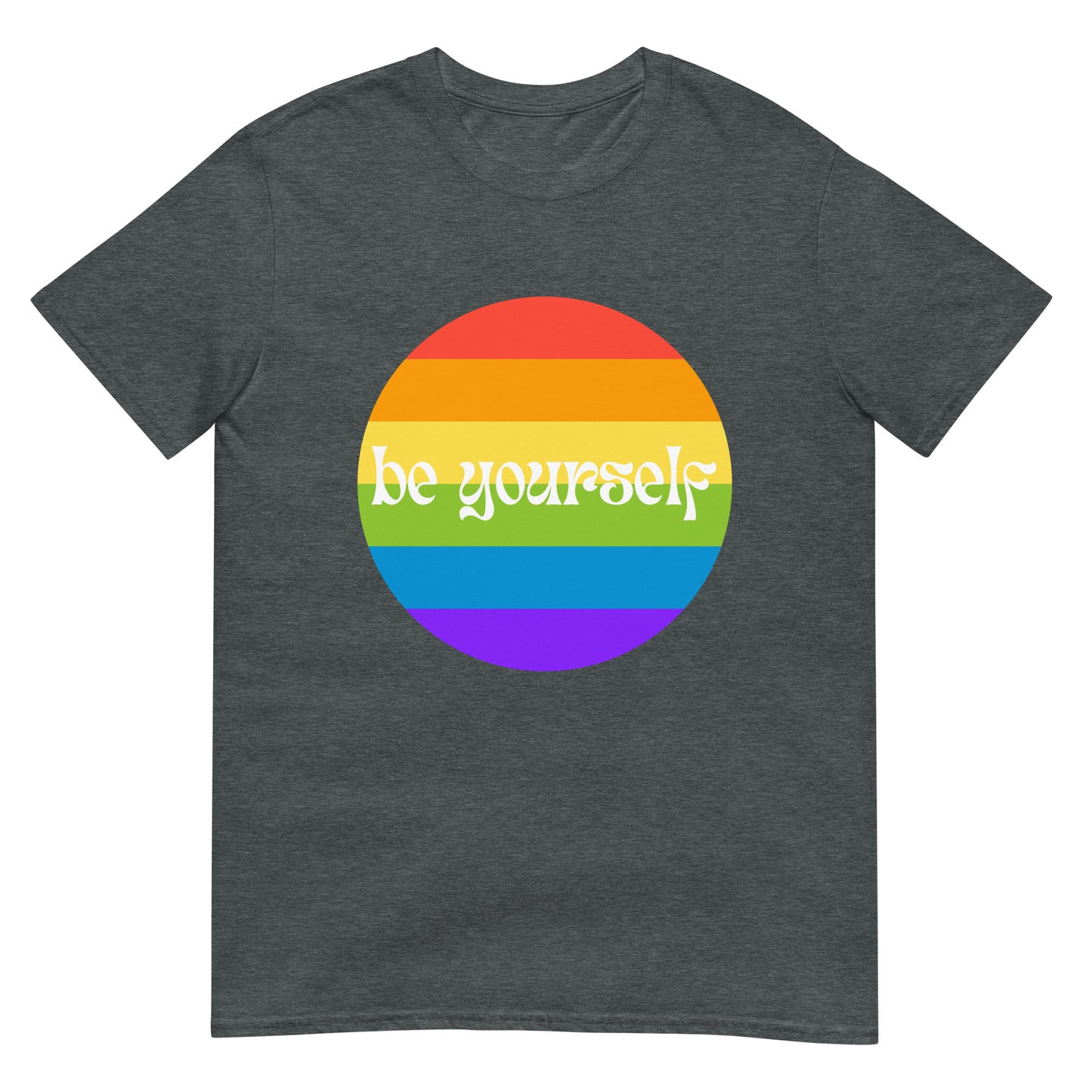 Be yourself Pride Regenbogen T-Shirt