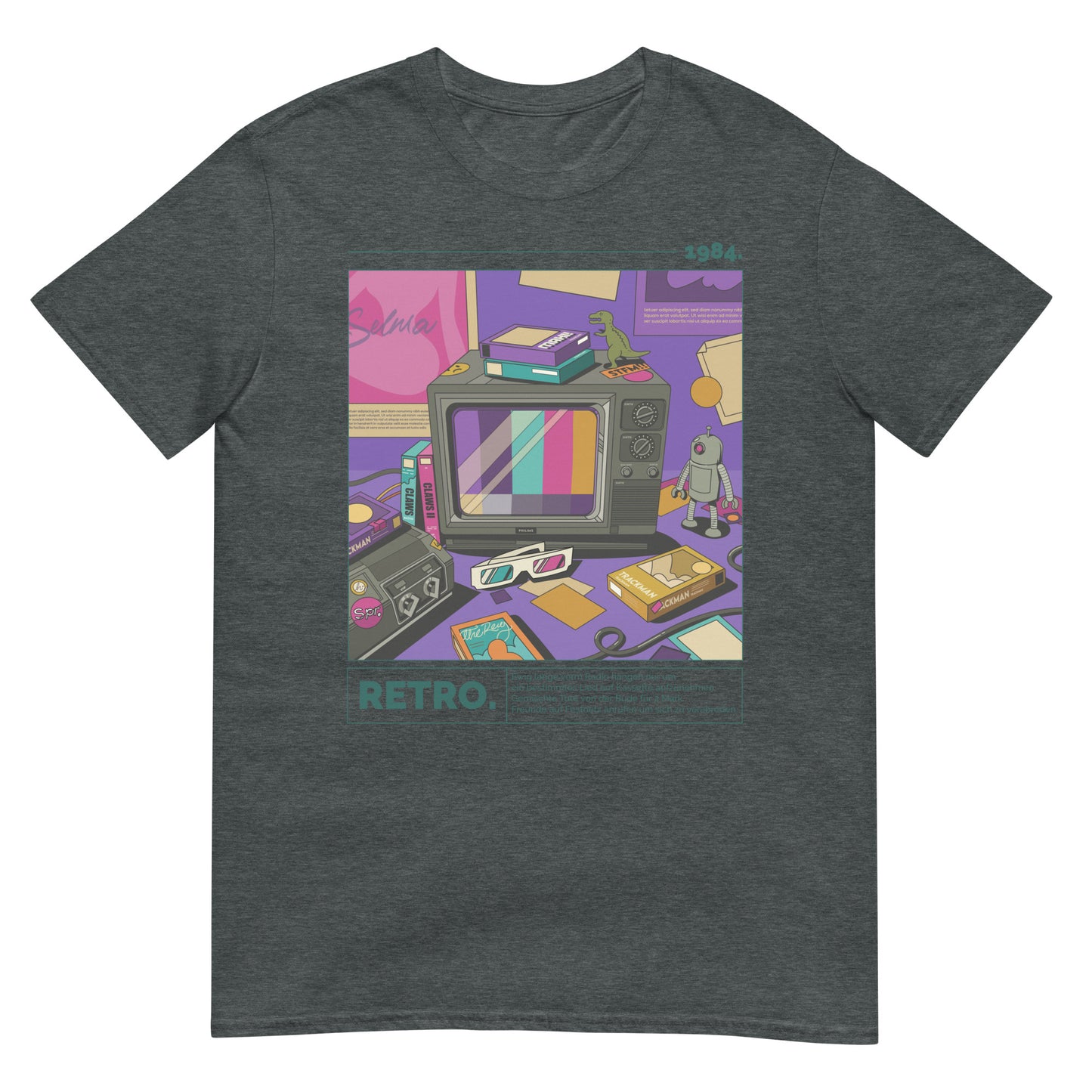 Retro 1984 Oldschool Vintage nostalgia synthwave T-Shirt
