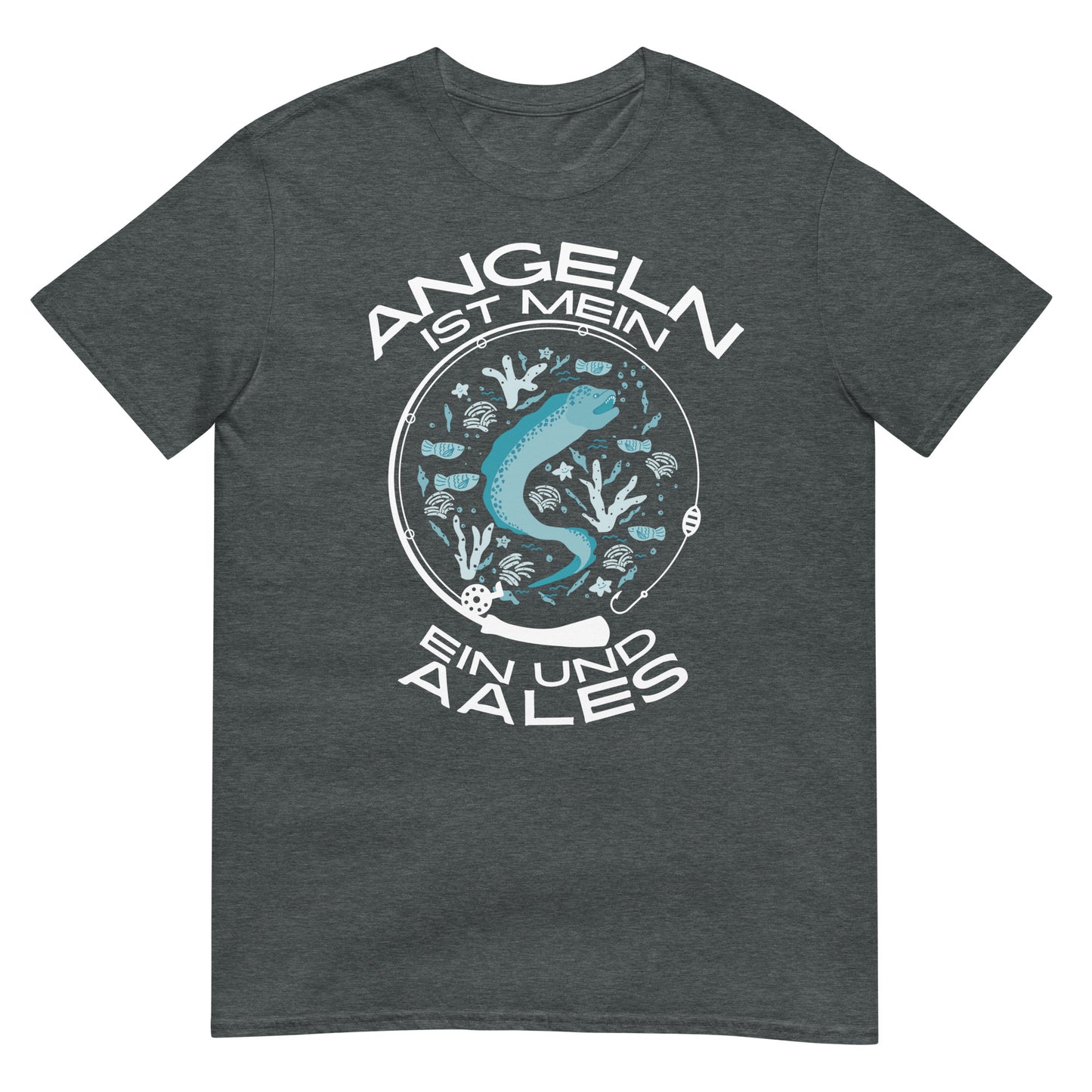 Angeln ist mein ein und Aales Angler Wortspiel T-Shirt