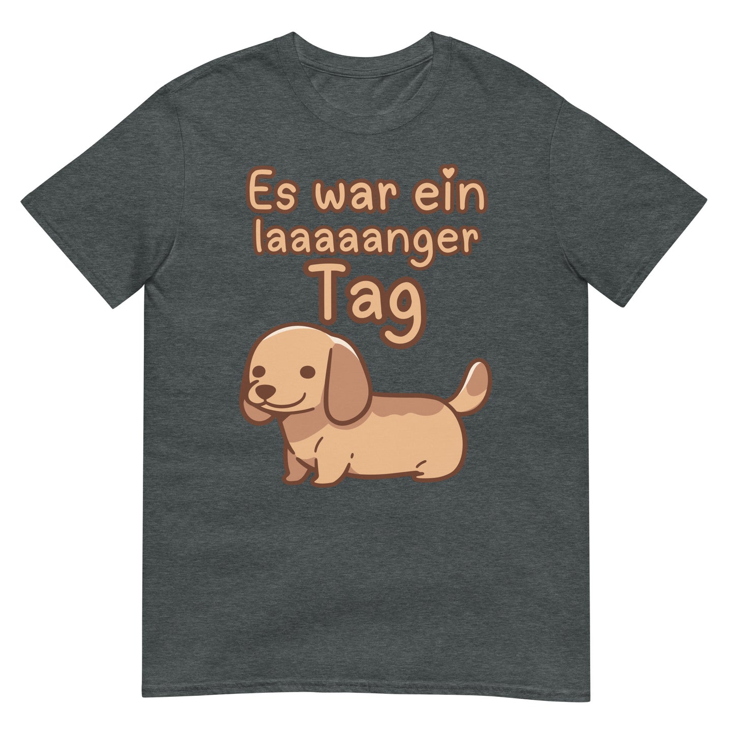 Es war ein langer Tag Dackel Schlafshirt T-Shirt