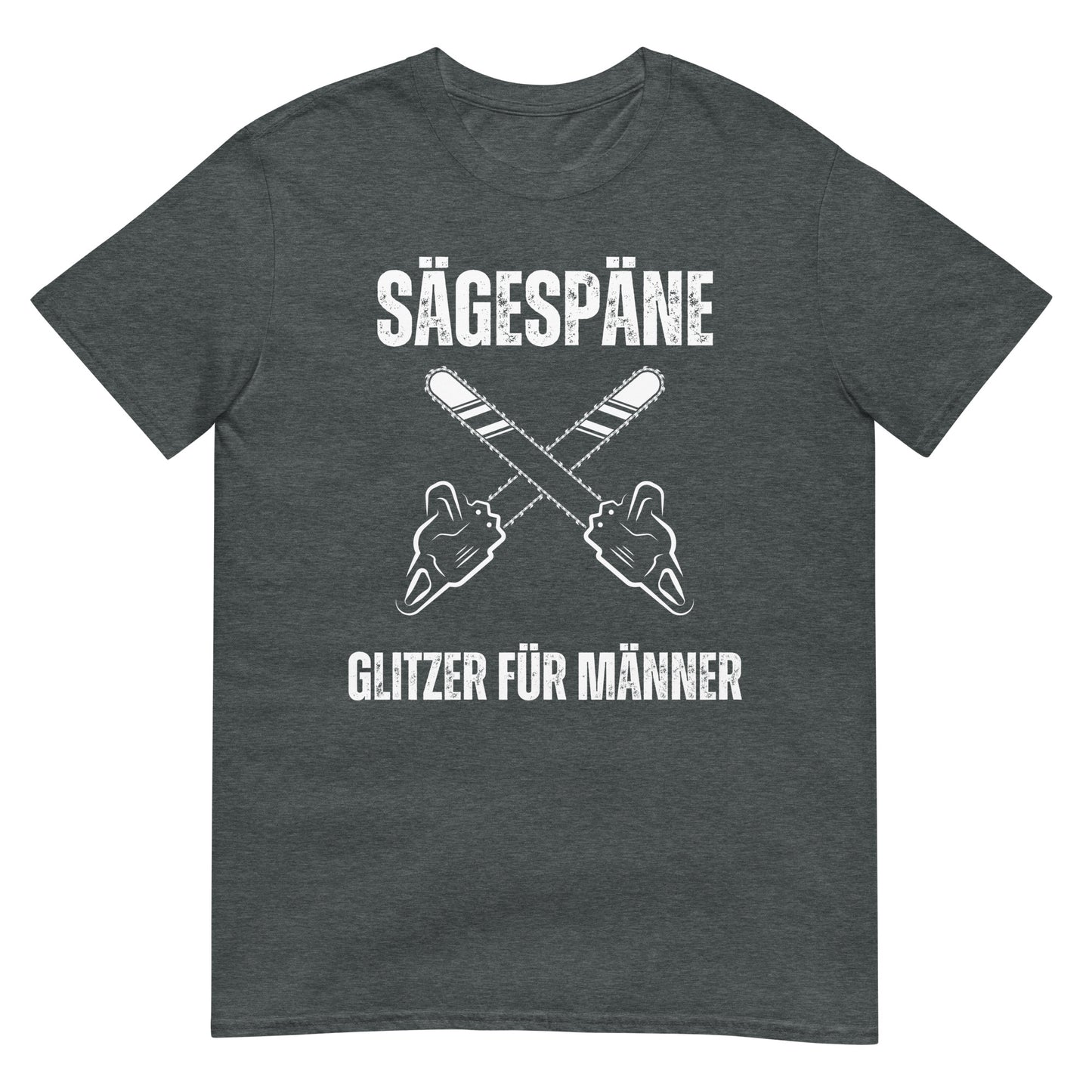 Sägespäne Glitzer für Männer Handwerker T-Shirt