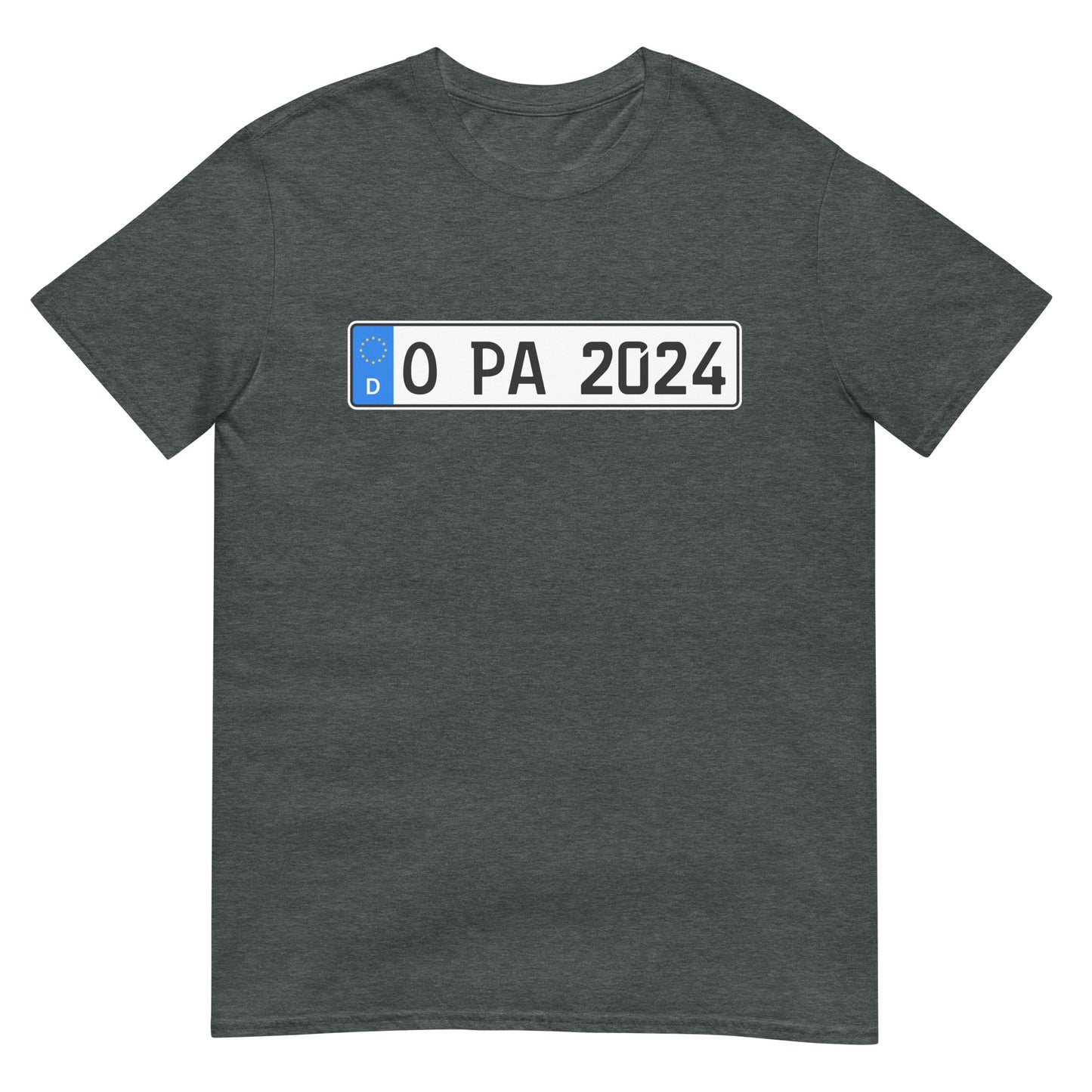 Opa 2024 Enkel Auto Nummernschild T-Shirt