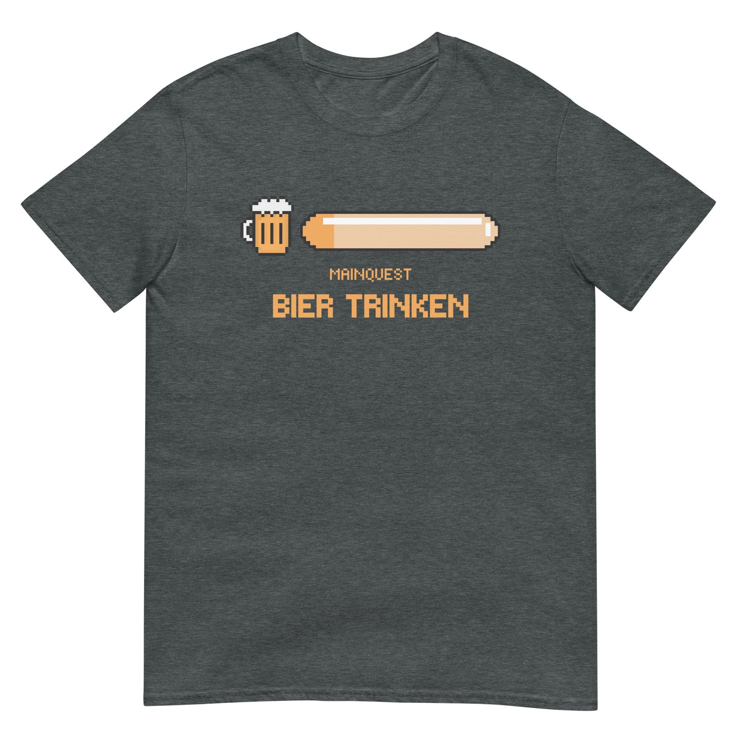 Mainquest Bier trinken Gamer T-Shirt